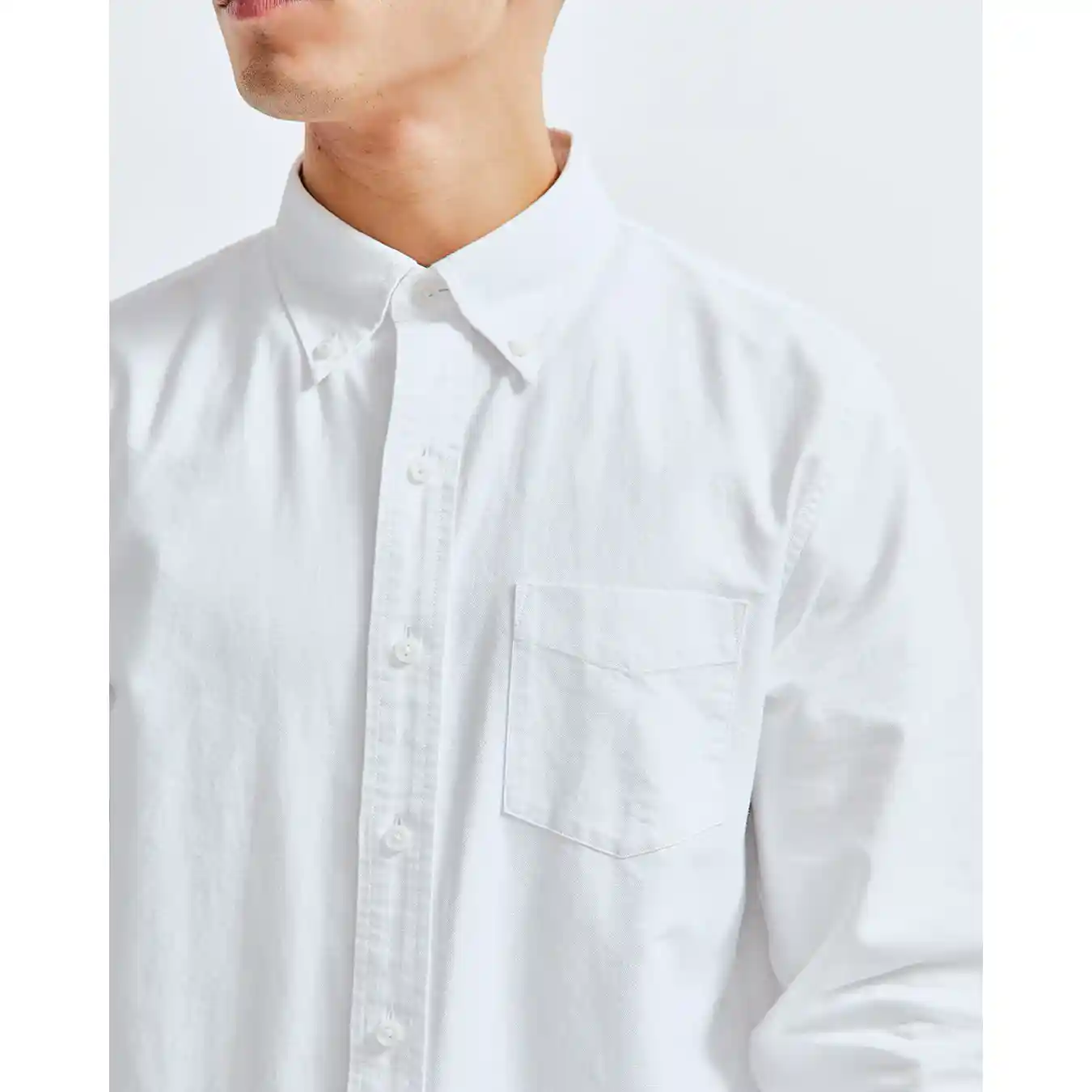 Reigning Champ Windsor Oxford Shirt, white - Image 5