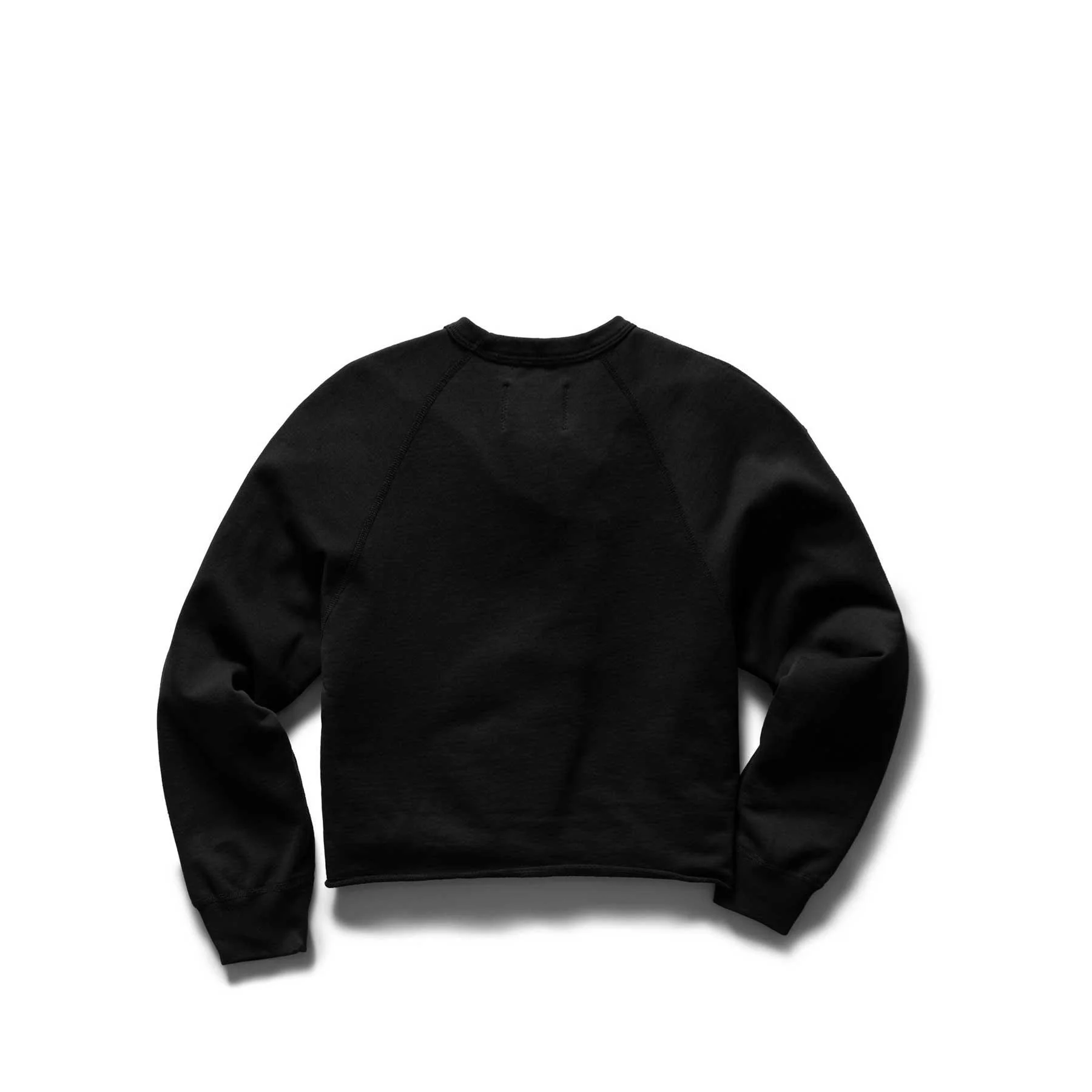 Reigning Champ Women's knit pima Terry Cropped Crewneck - Image 2