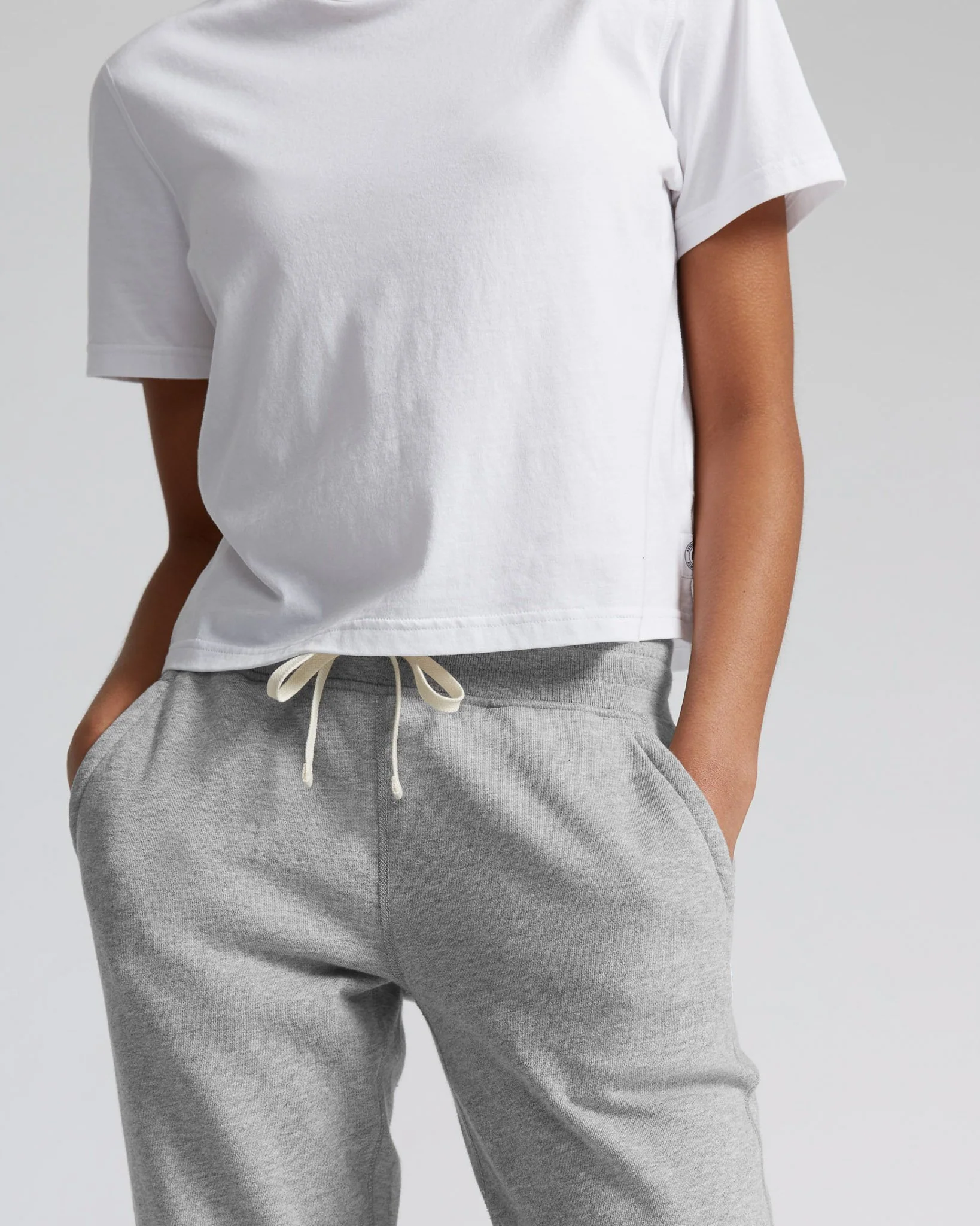 Reigning Champ Womens Lightweight Terry Slim Sweatpant - Image 3