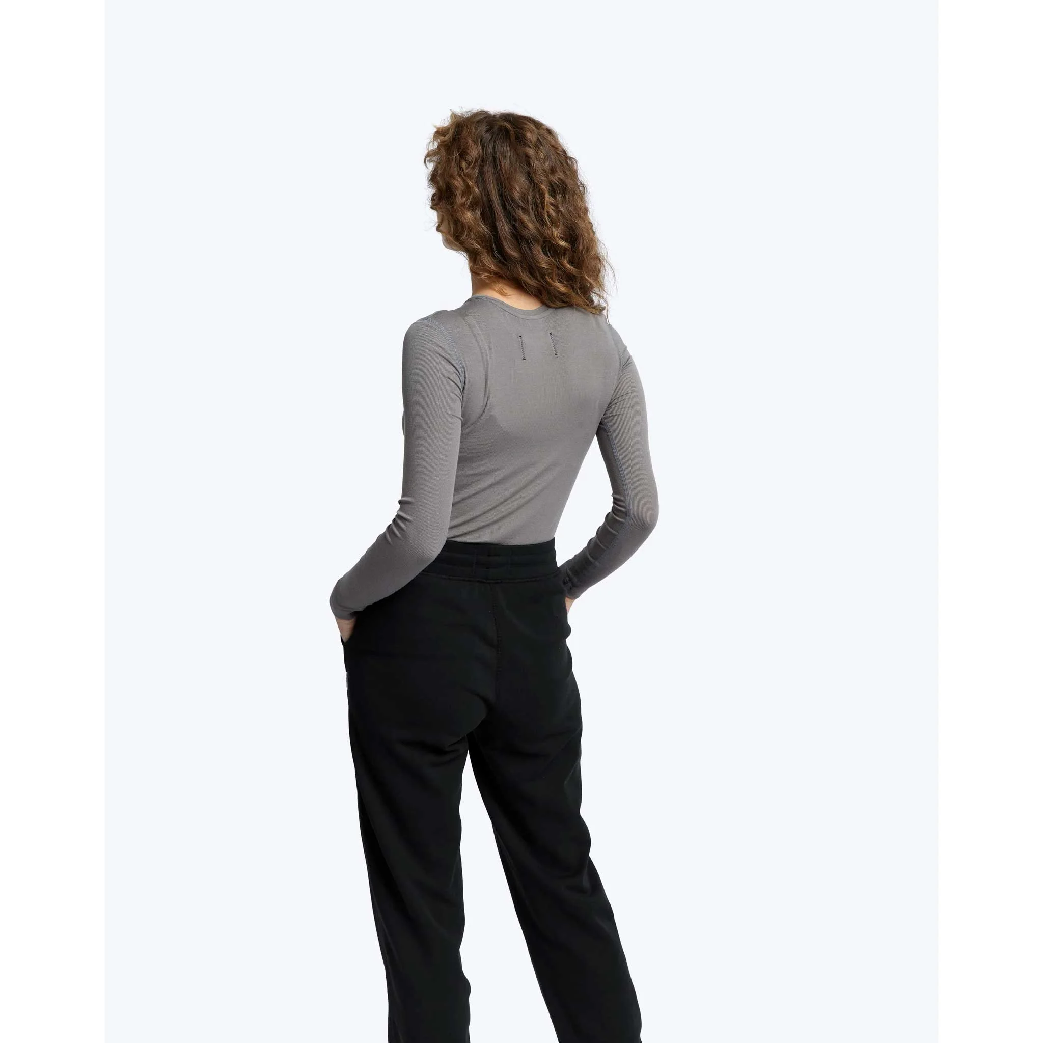 Reigning Champ Womens Modal Rib Long Sleeve - Image 3