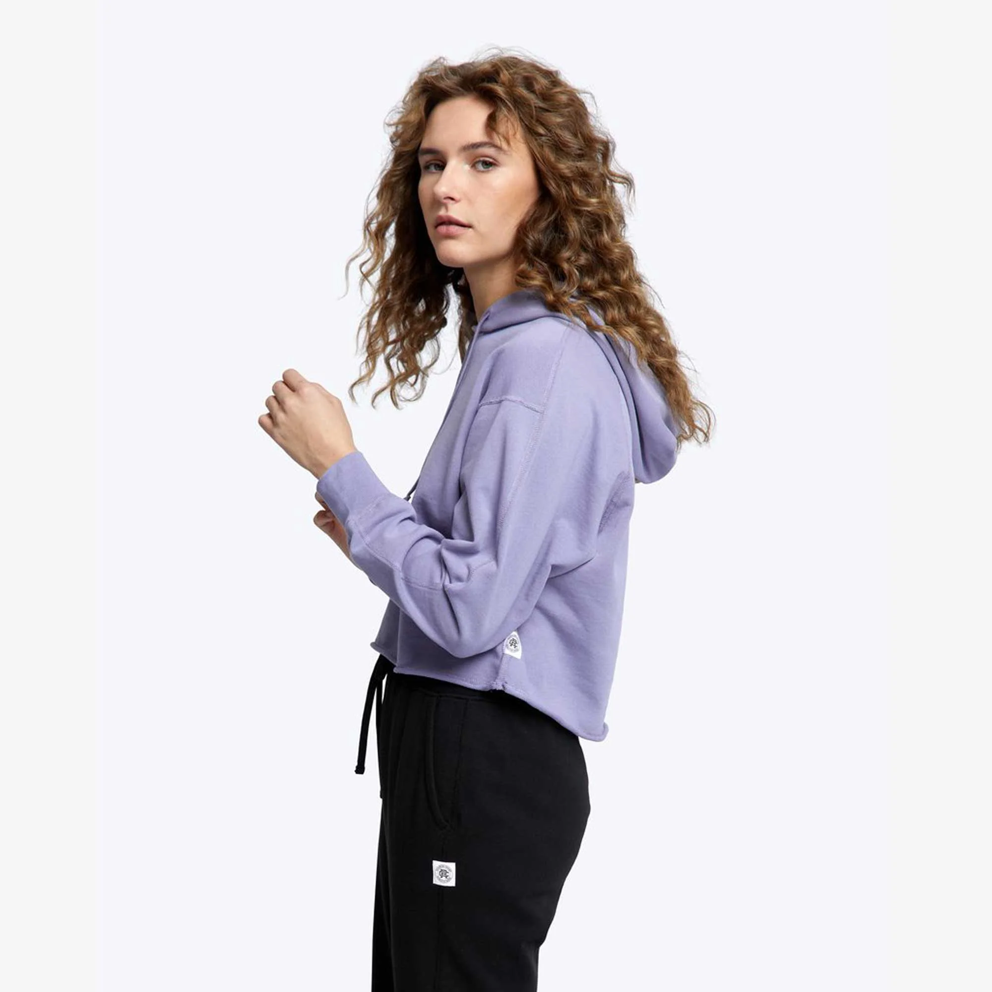 Reigning Champ Women's Pima Terry Cropped Hoodie - Image 3