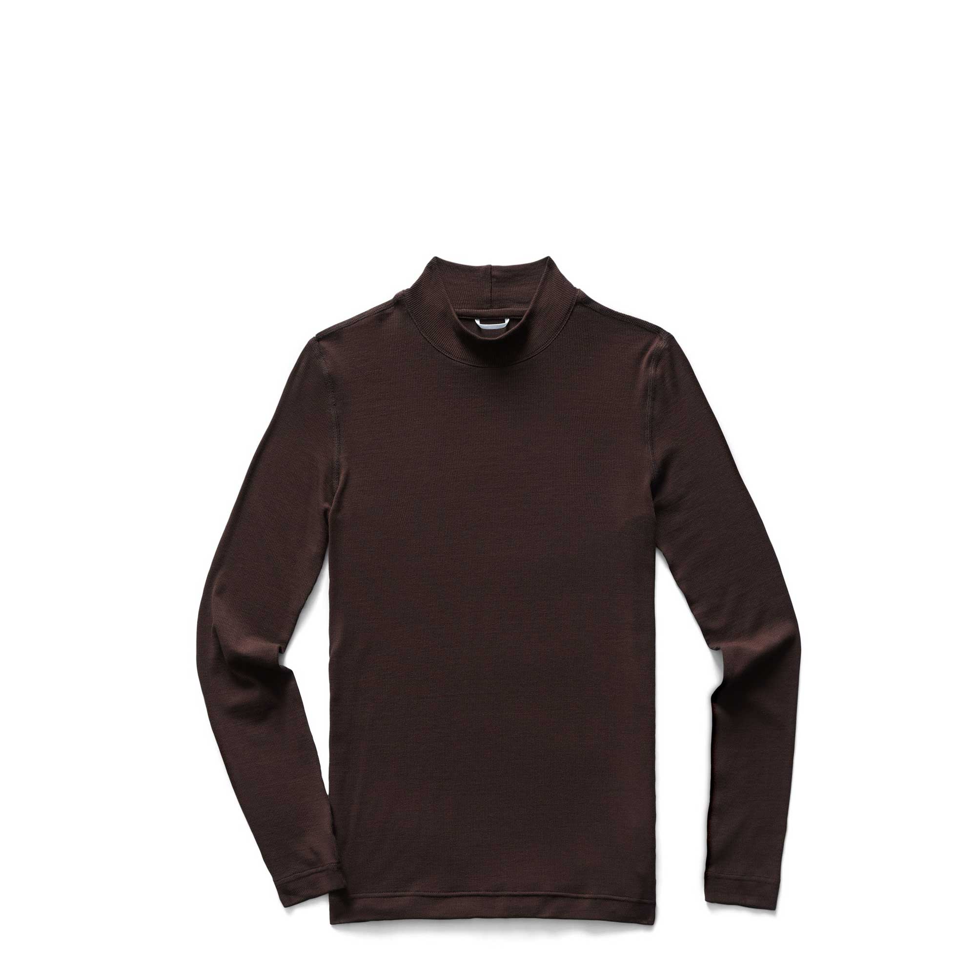 Reigning Champ Womens Womens Knit 2x2 Modal Rib Mockneck