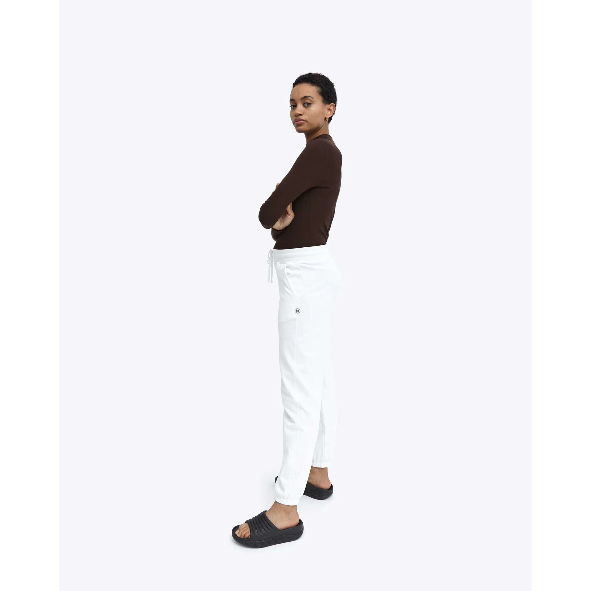 Reigning Champ Womens Womens Knit 2x2 Modal Rib Mockneck - Image 3