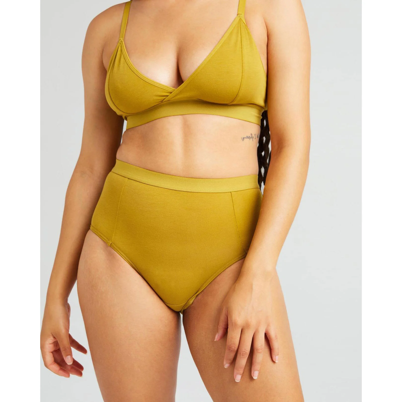 Richer Poorer High Waist Brief, golden verde - Image 2