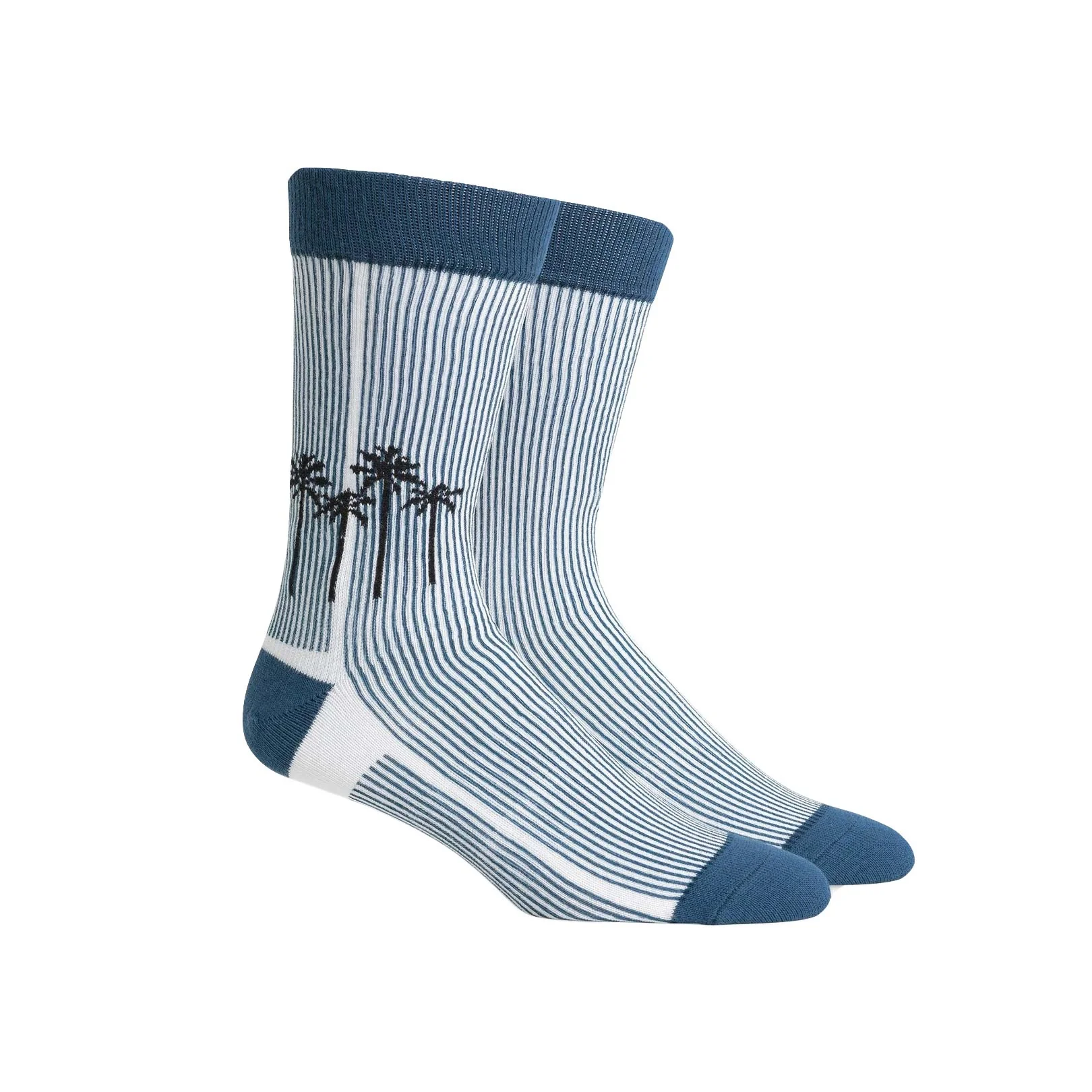 Richer Poorer Men's Marina sock, blue/black