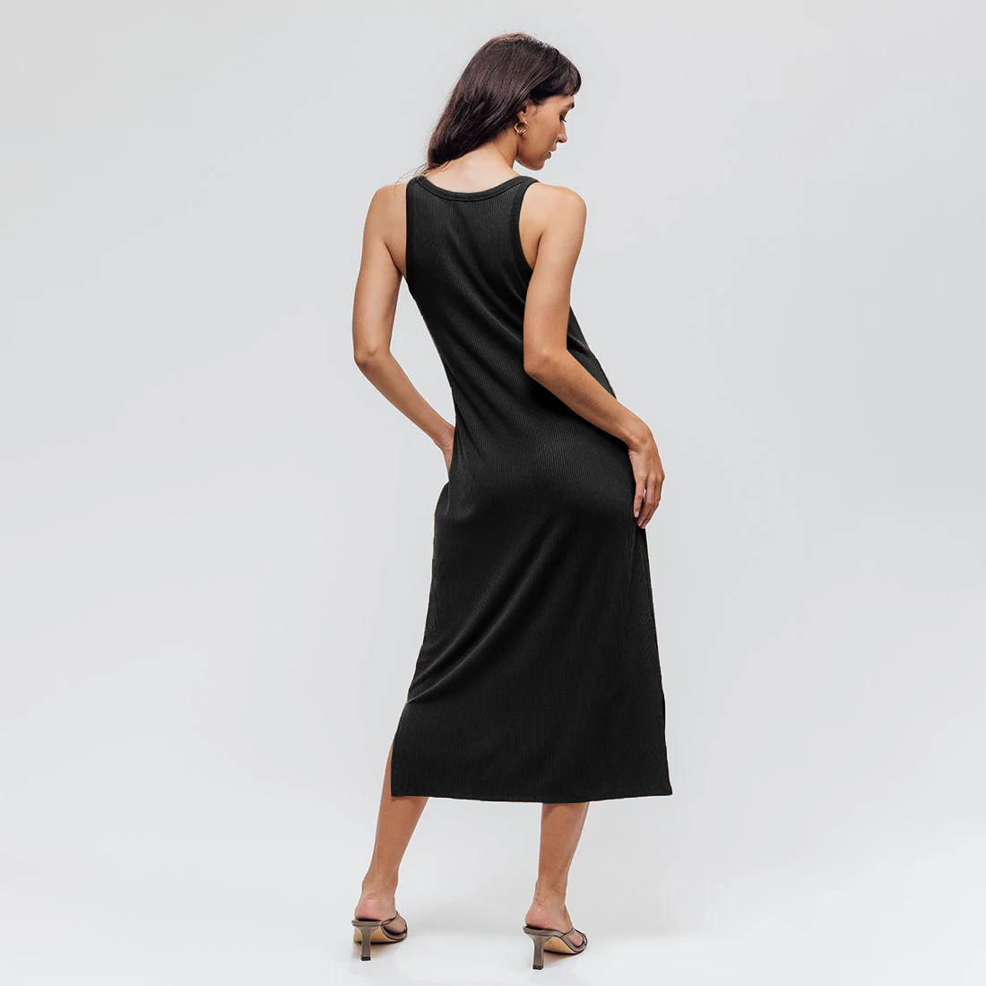 Richer Poorer Womens Vintage Rib Midi Dress - Image 3