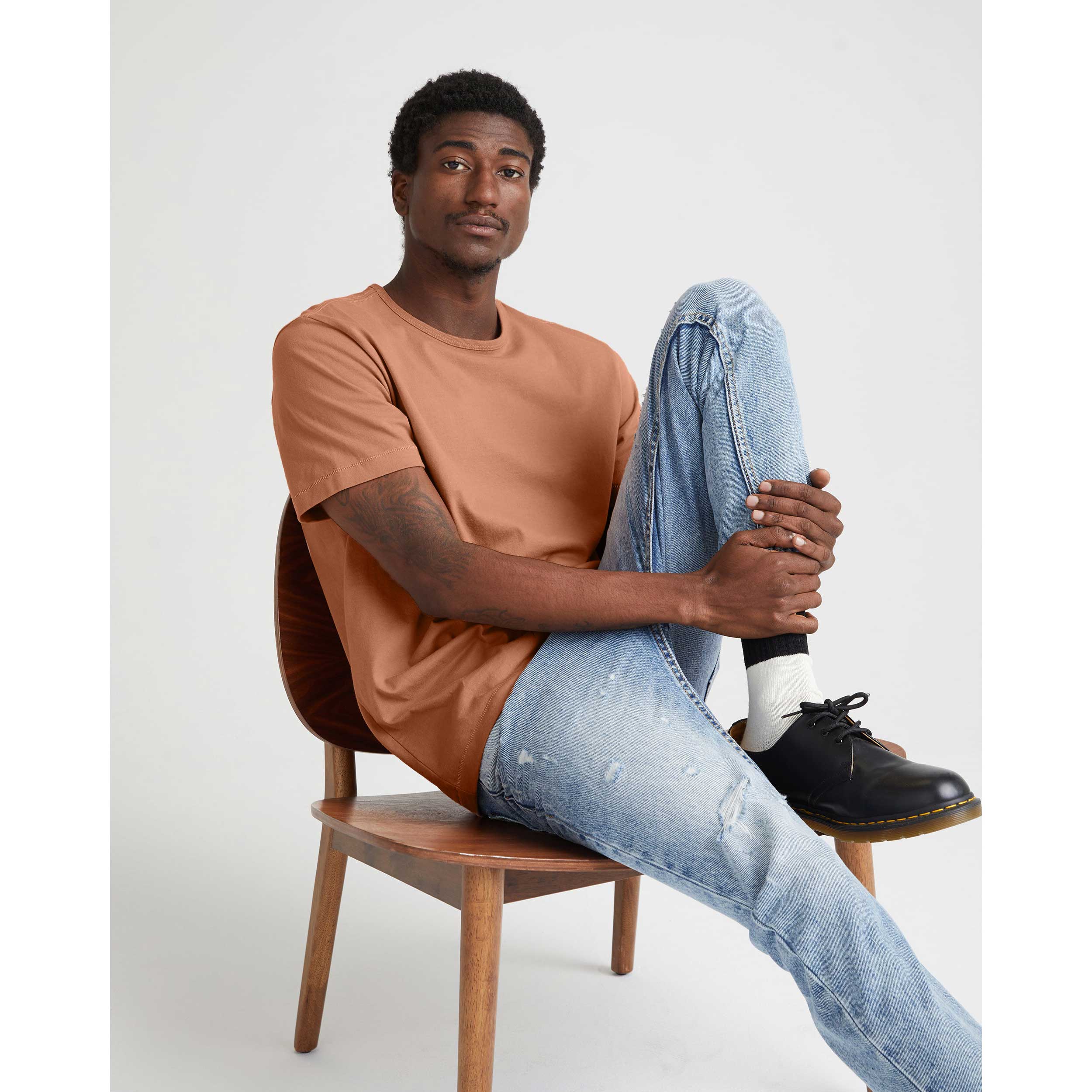 Richer Poorer Weighted Organic Cotton Tee - Image 2