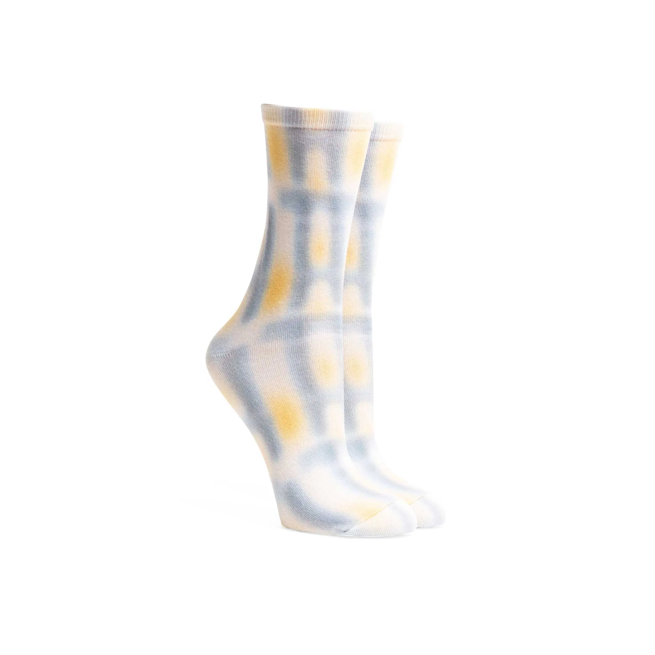 Richer Poorer Womens Windowpane sock, bone