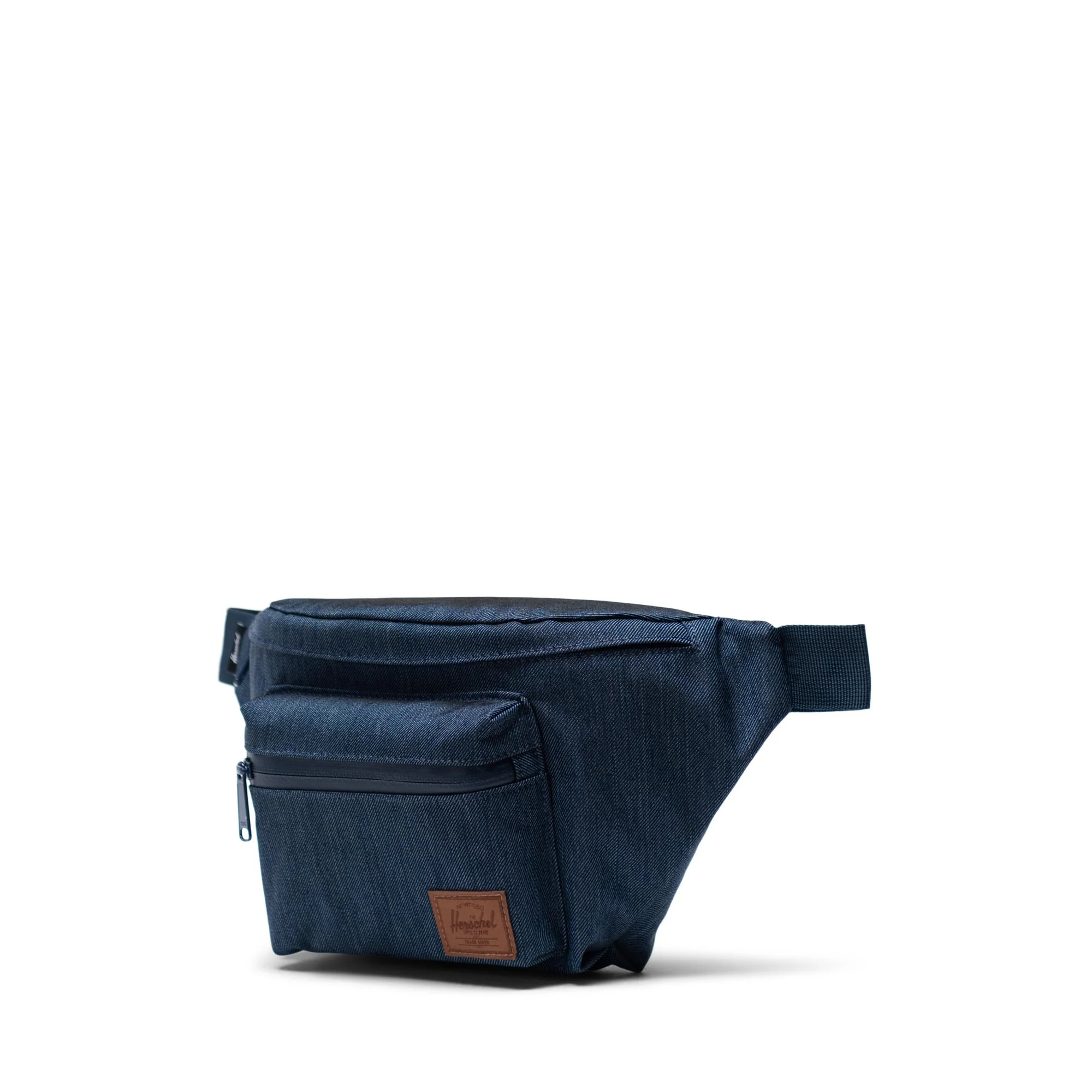 Herschel Seventeen Hip Pack, indigo denim crosshatch - Image 3