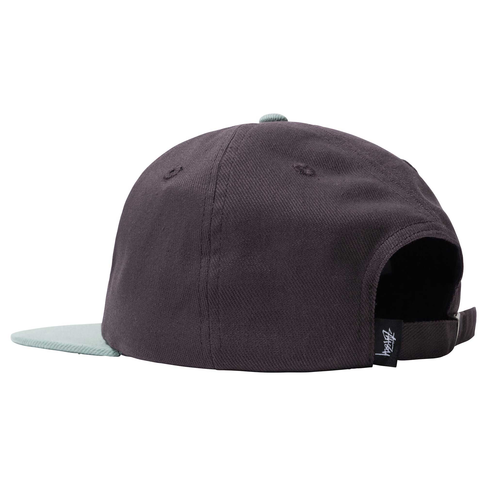 Stussy 2-tone Team Strapback Cap, eggplant - Image 2