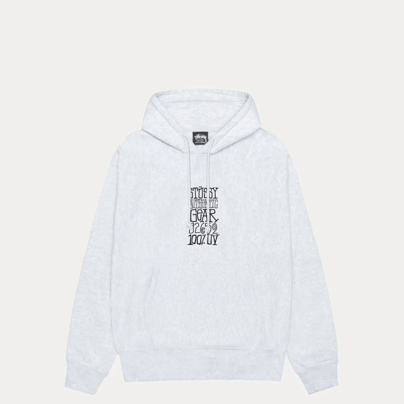 Stussy Authentic Gear Hood, ash heather