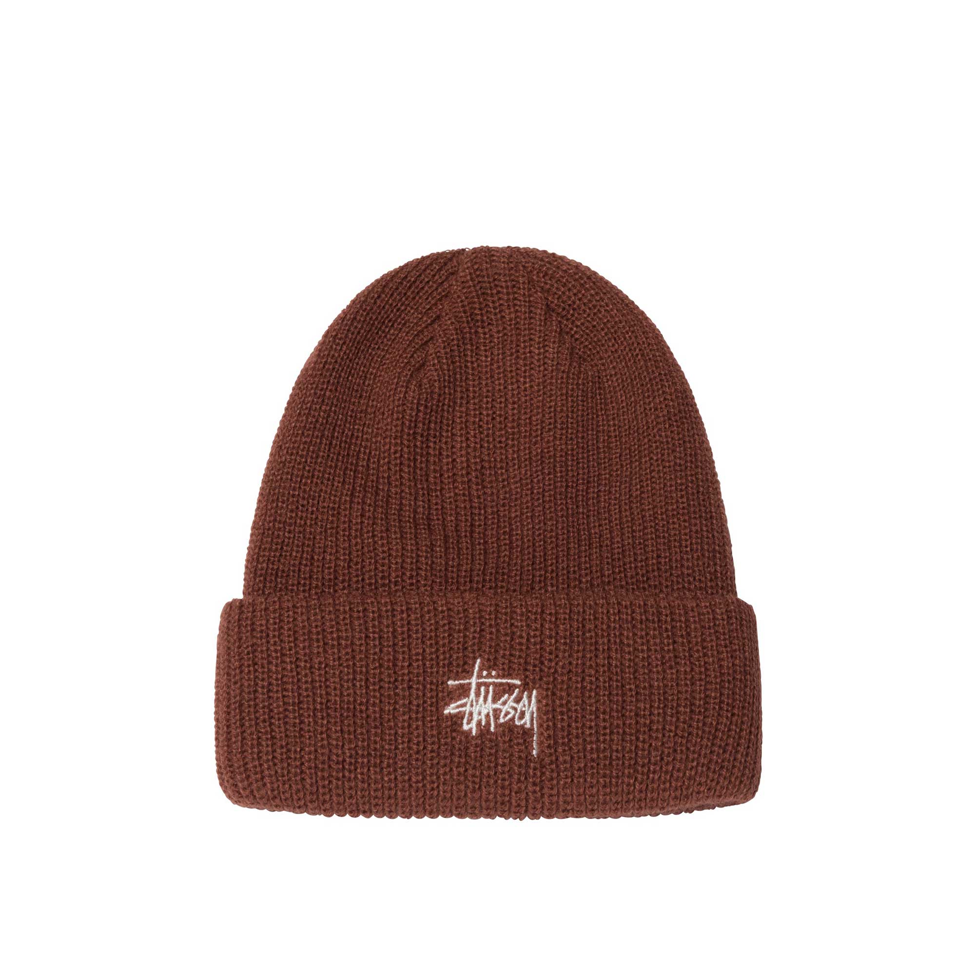 Stussy Basic Cuff Beanie, brick