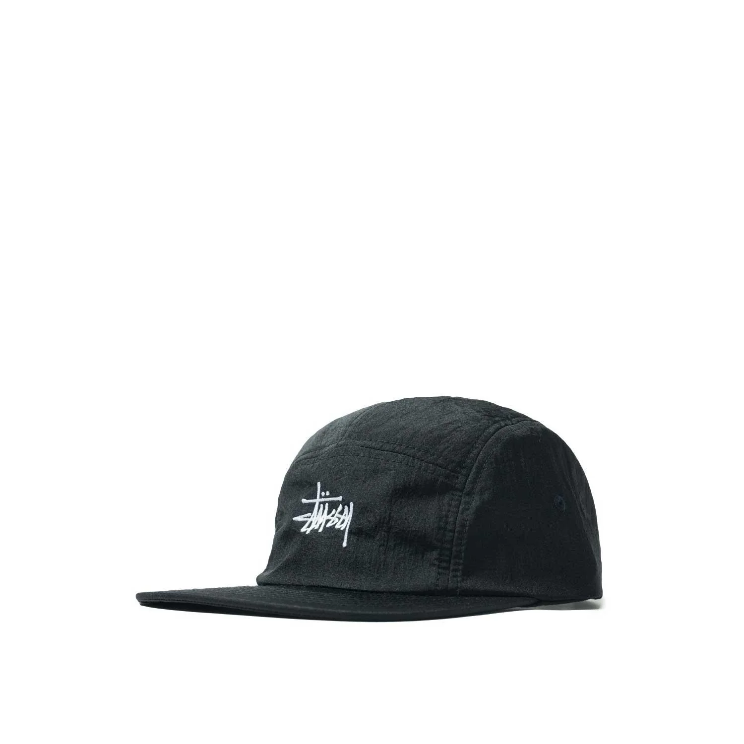 Stussy Basic Stock Camp Cap, Black