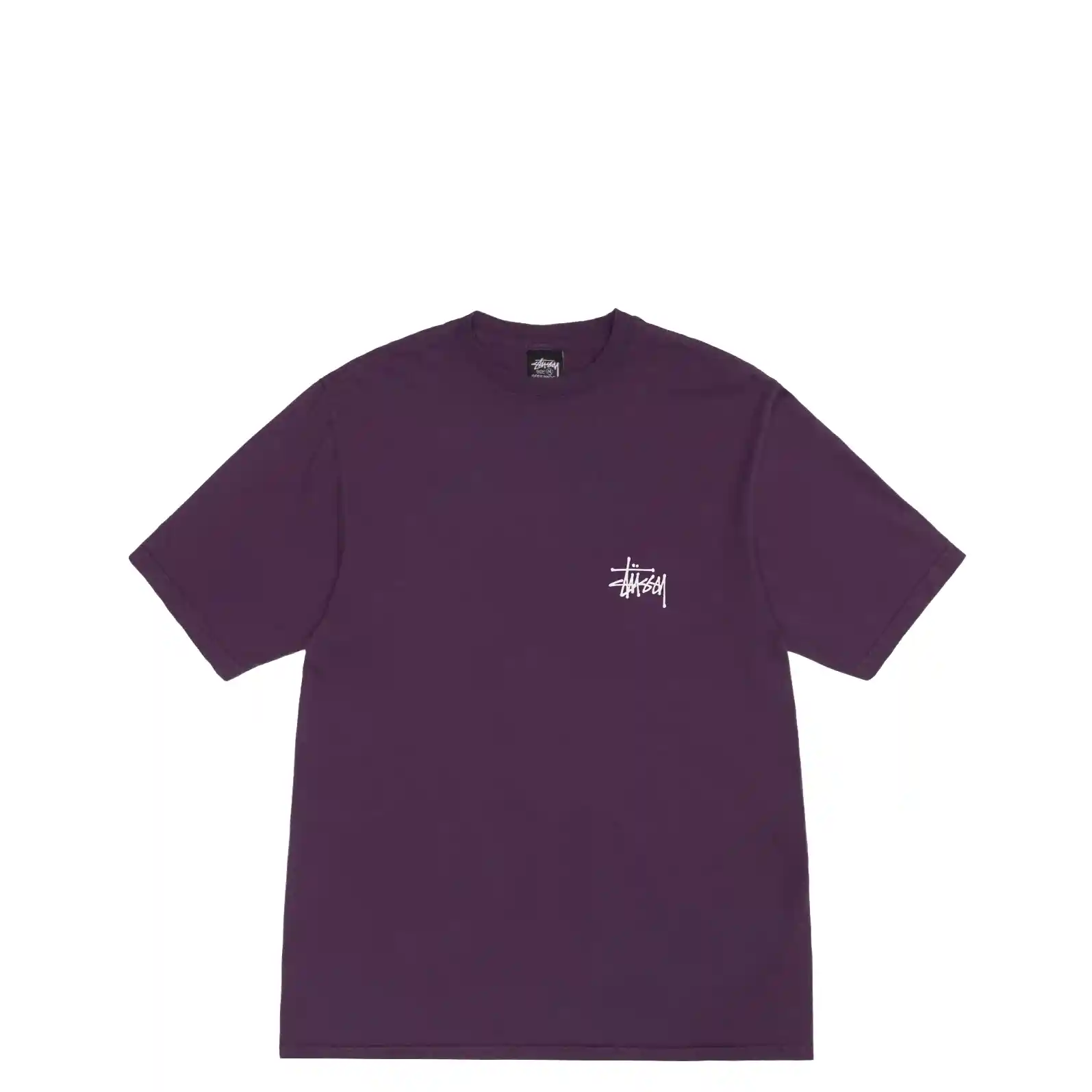 Stussy Basic Stussy Pigment Dyed Tee, purple - Image 2