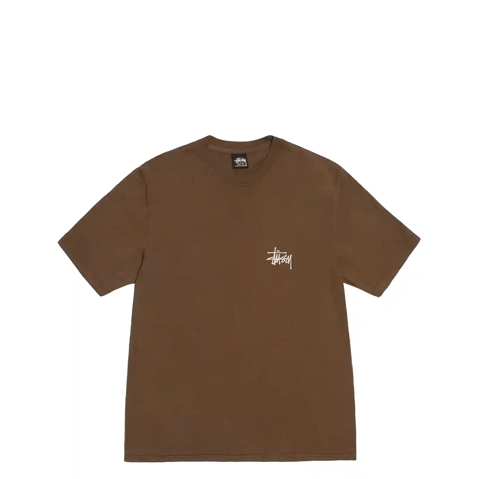 Stussy Basic Stussy Pigment Dyed Tee, brown - Image 2