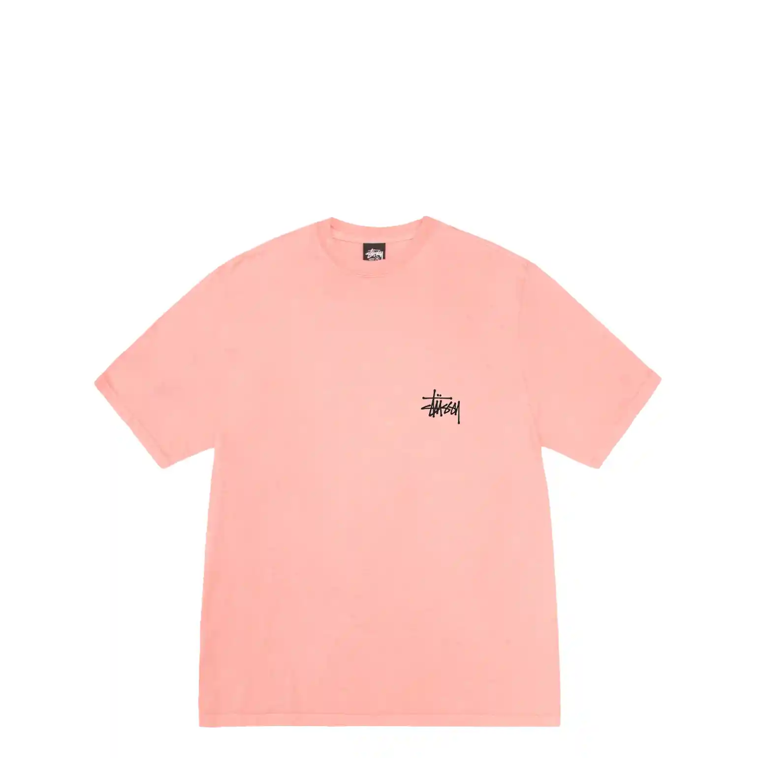 Stussy Basic Stussy Pigment Dyed Tee, coral - Image 2