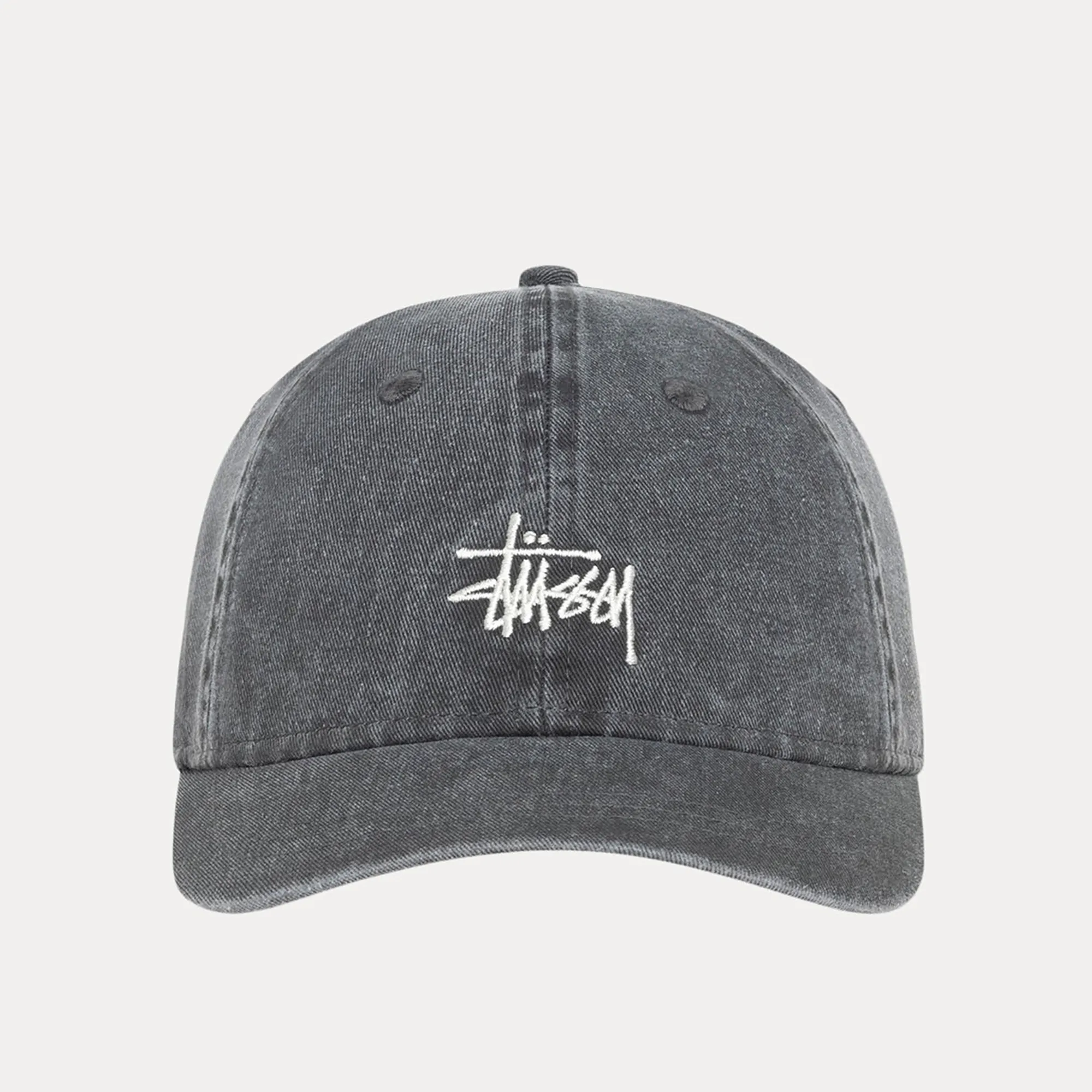 Stussy Basic Washed Low Pro Cap, charcoal - Image 3