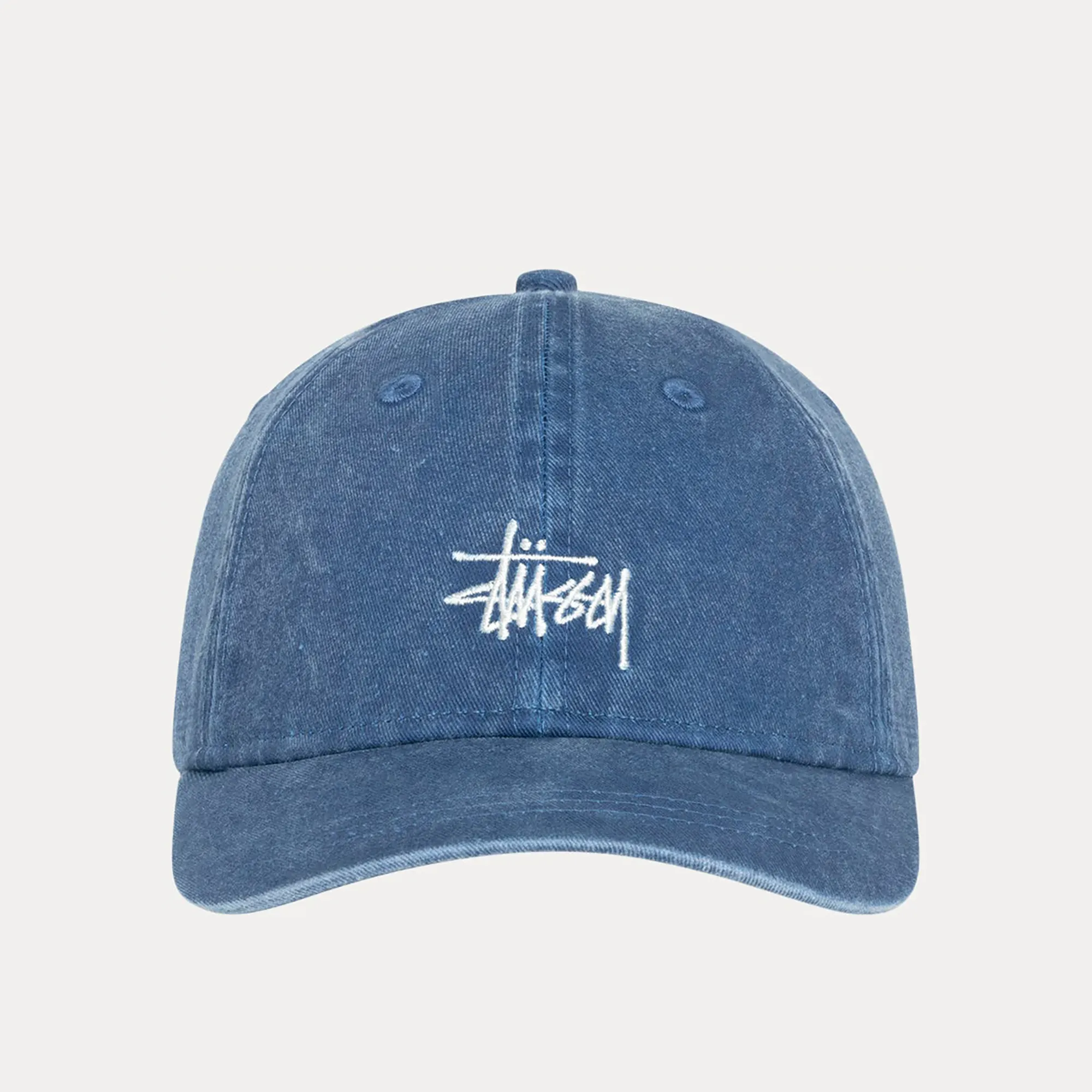 Stussy Basic Washed Low Pro Cap, faded navy - Image 2