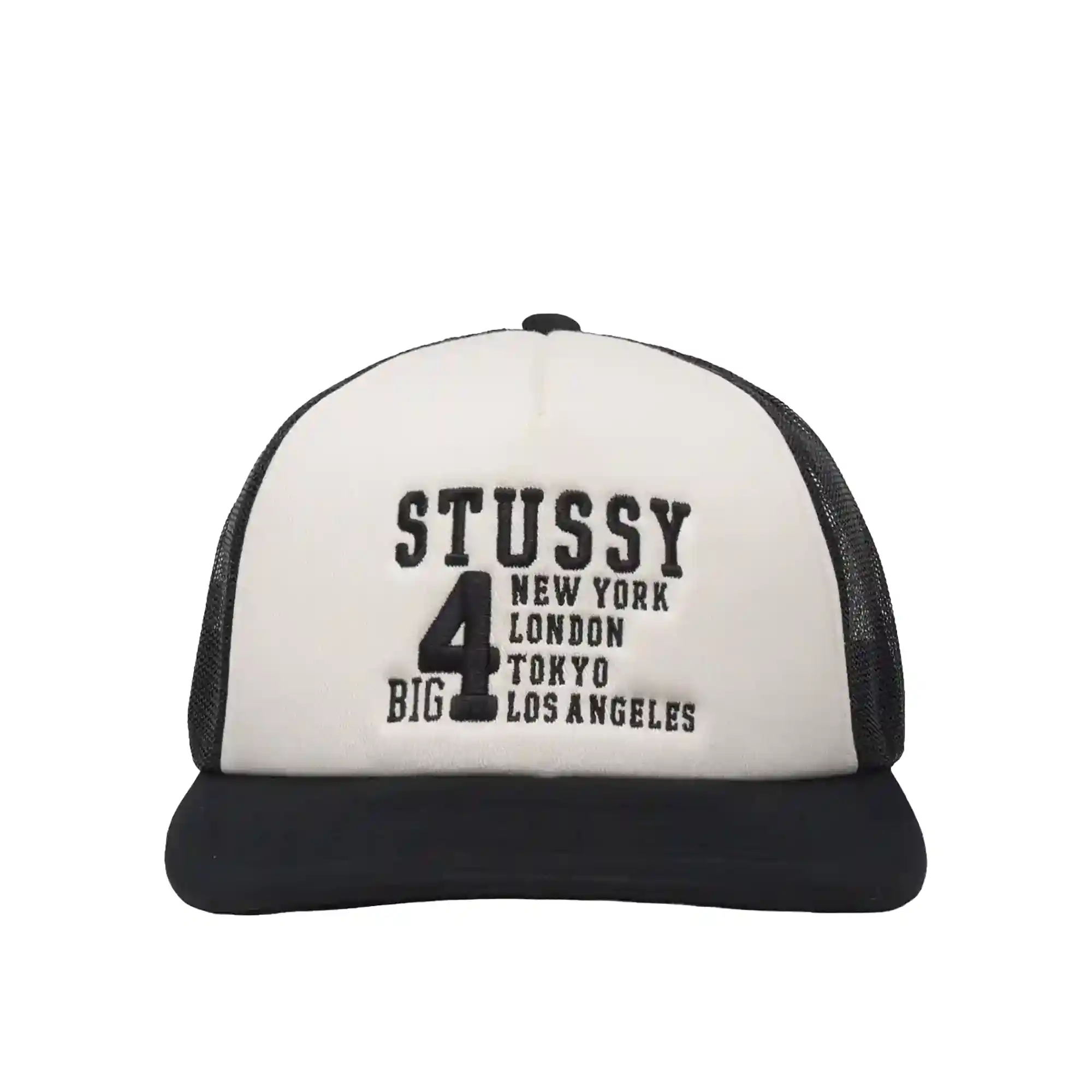 Stussy Big 4 Trucker Cap, black - Image 3