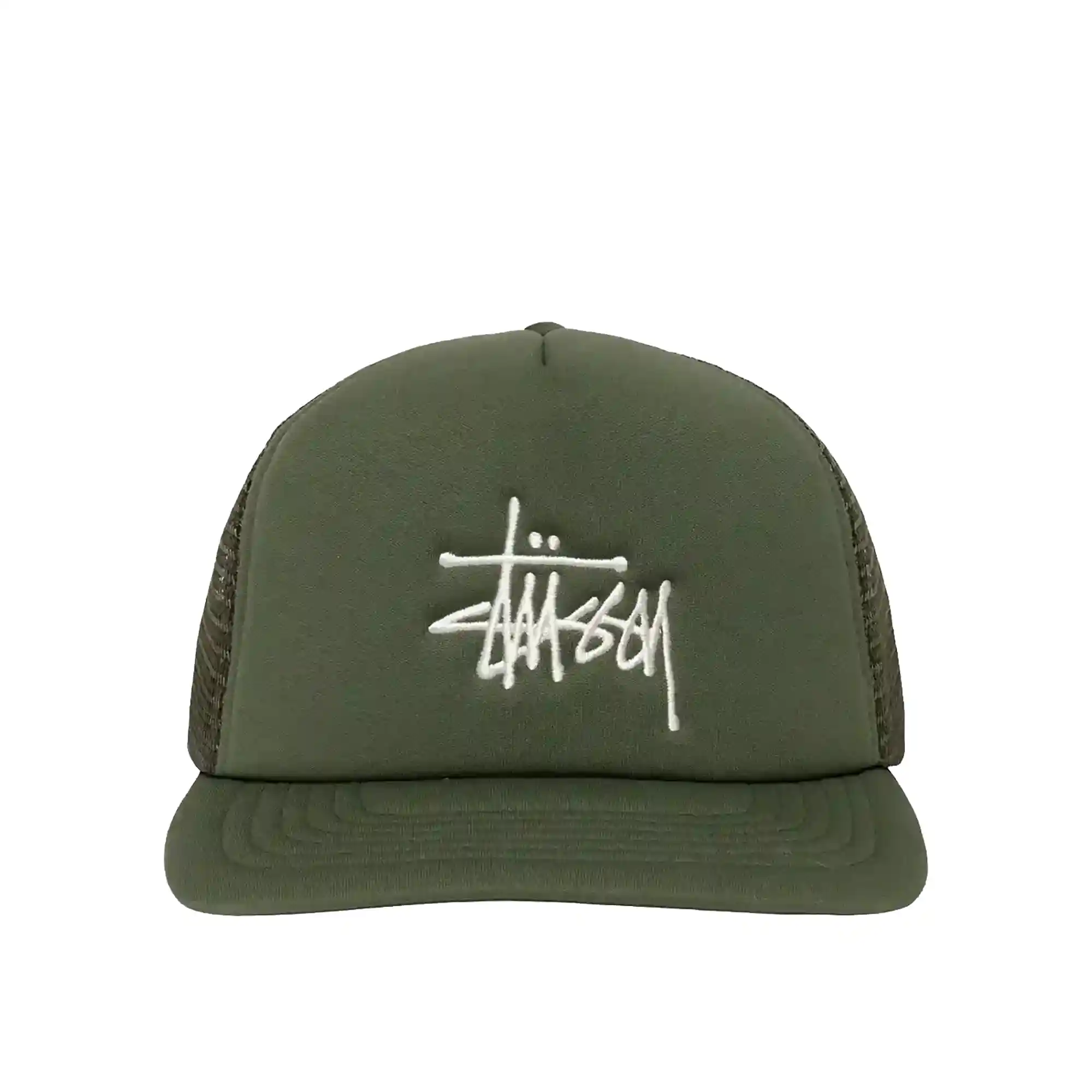 Stussy Big Basic Trucker Cap, deep green - Image 3