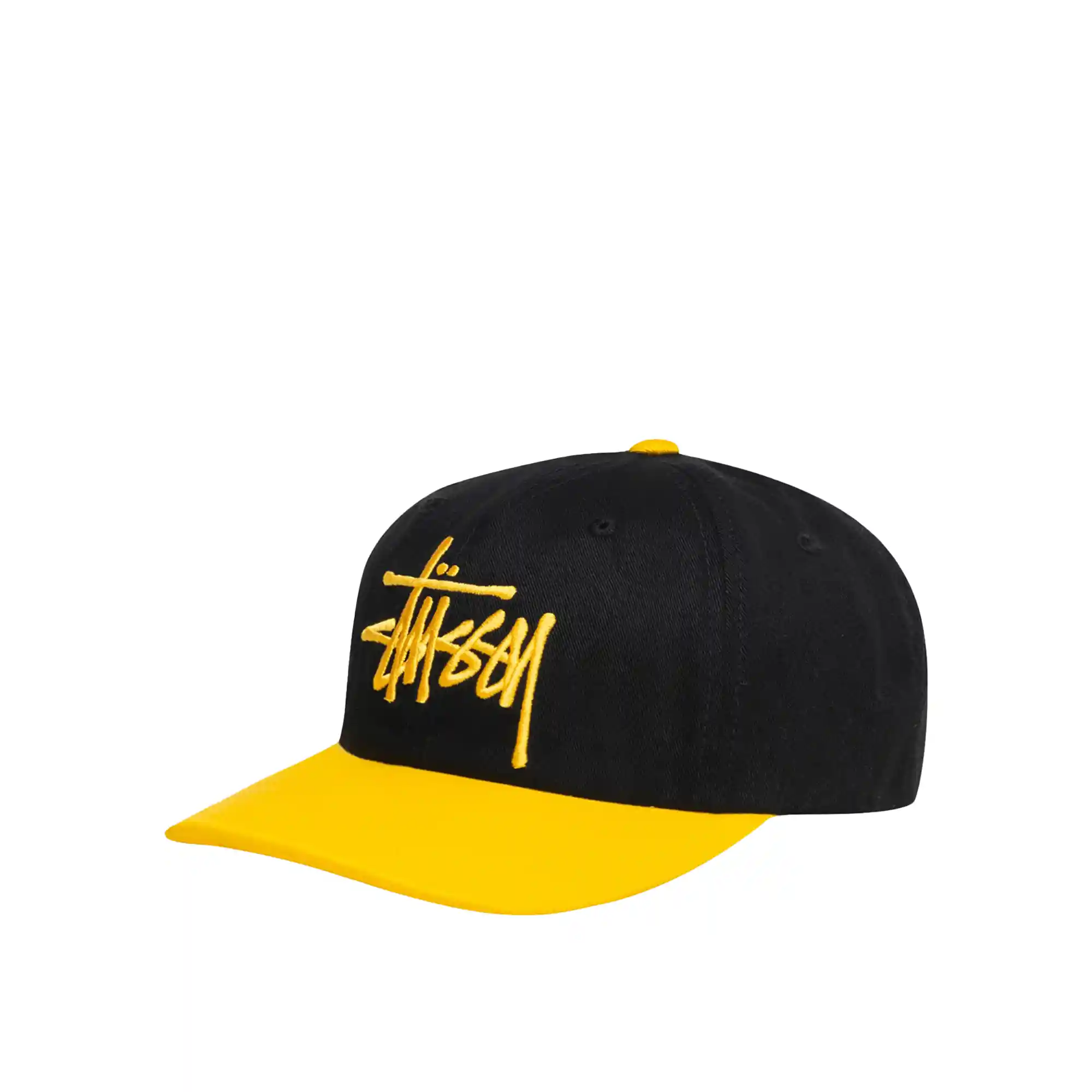 Stussy Big Basic Vintage Cap, black/gold