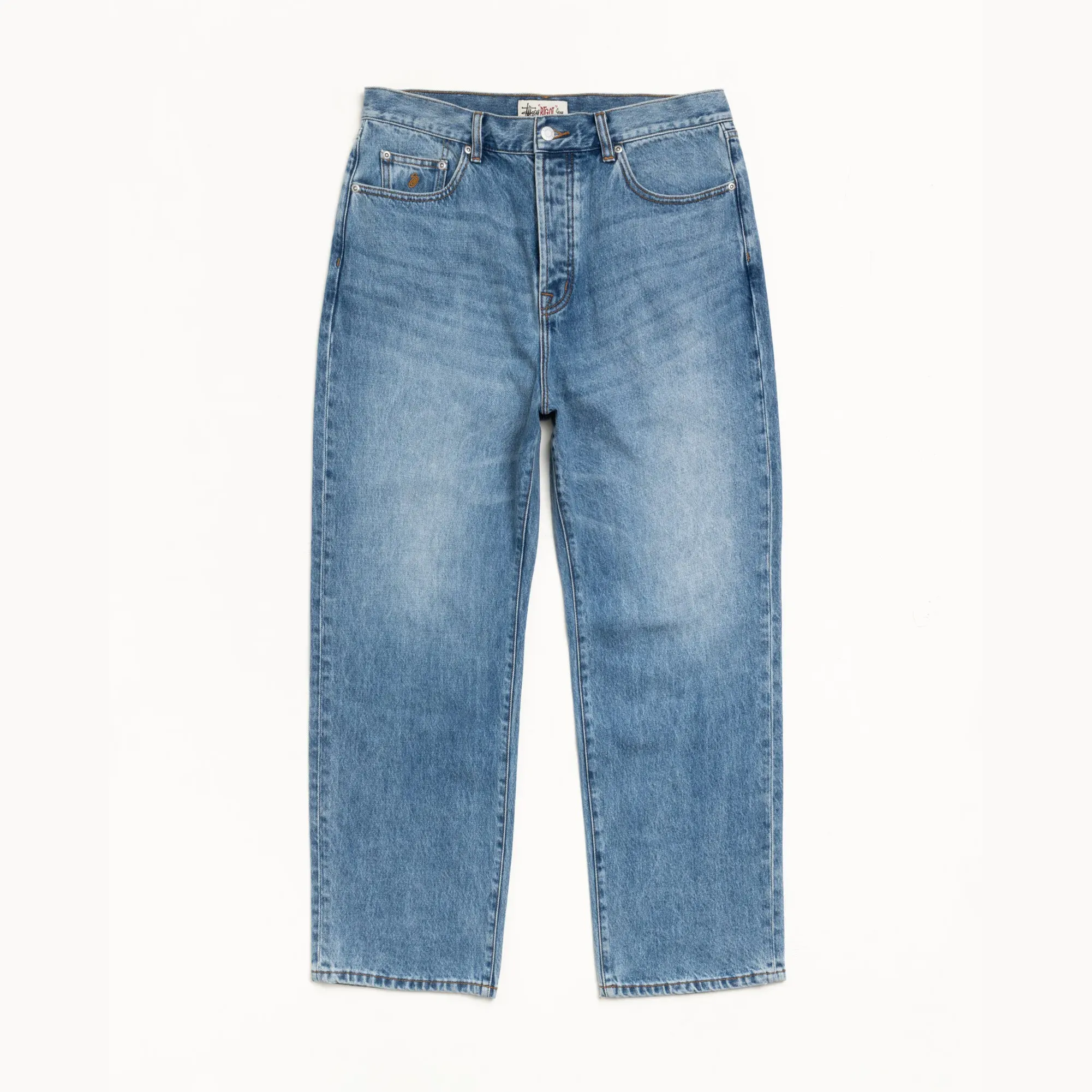 Stussy Big Ol Jean Denim, indigo stone wash