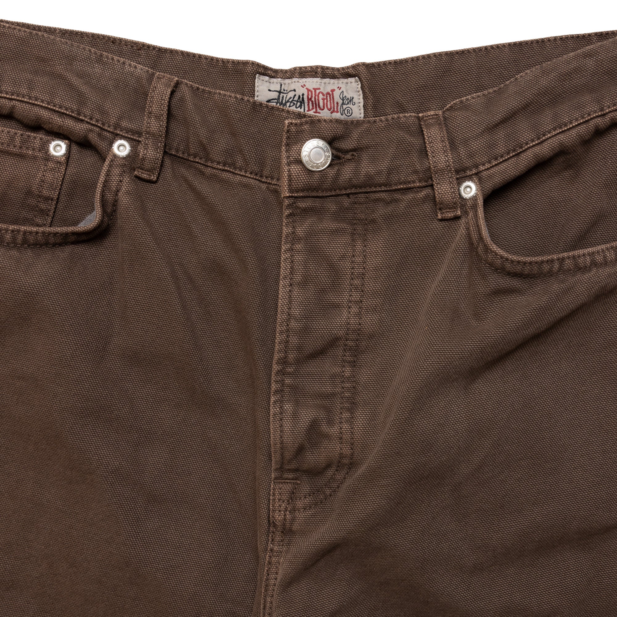 Stussy Big Ol Jean Washed Canvas, brown - Image 3