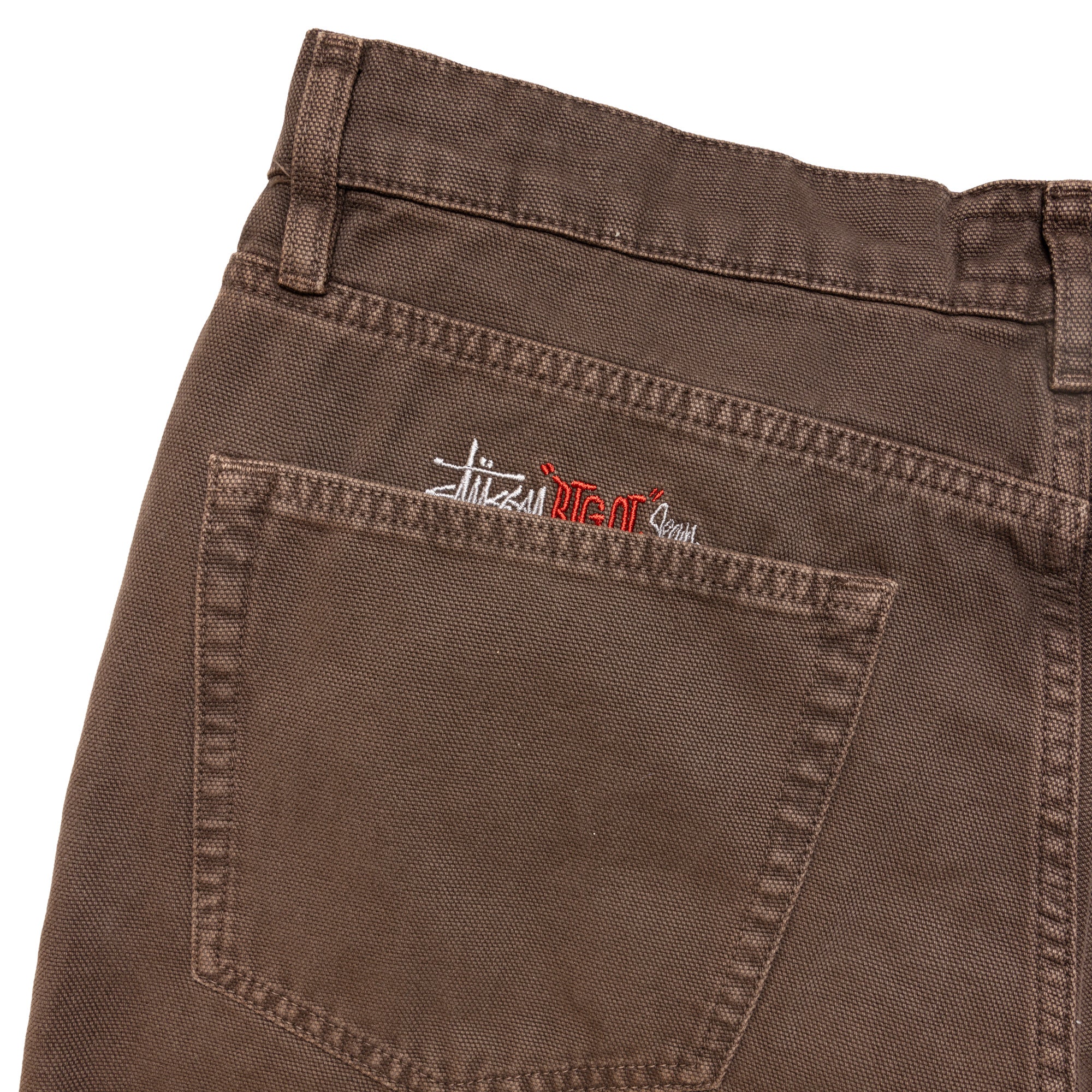 Stussy Big Ol Jean Washed Canvas, brown - Image 4