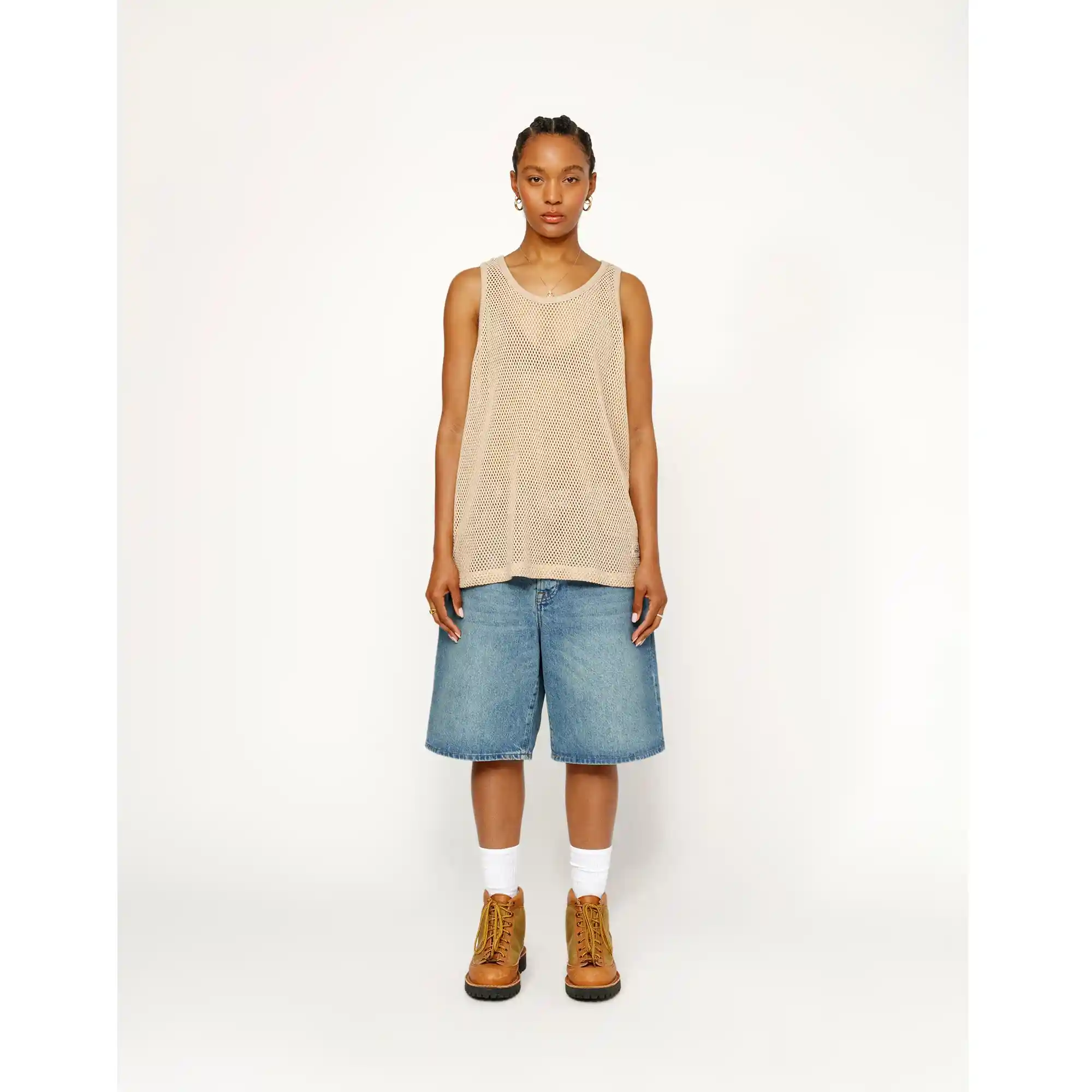 Stussy Big Ol Shorts Denim, washed blue - Image 3