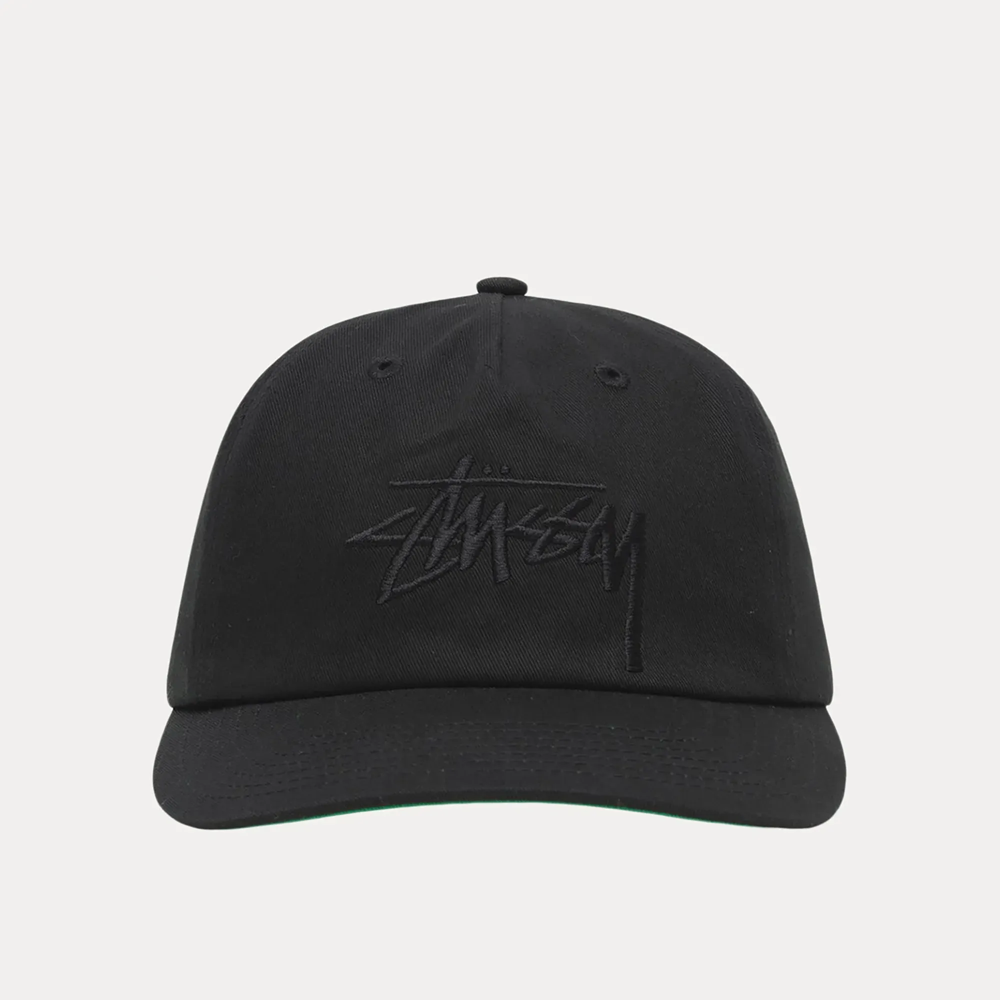Stussy Big Stock Mid Depth Cap, black - Image 2