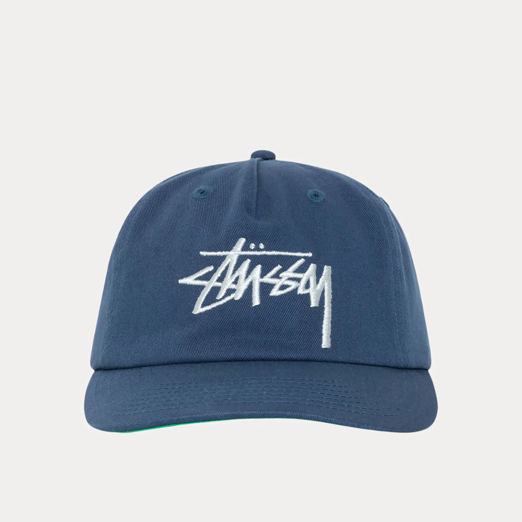 Stussy Big Stock Mid Depth Cap, deep blue - Image 3