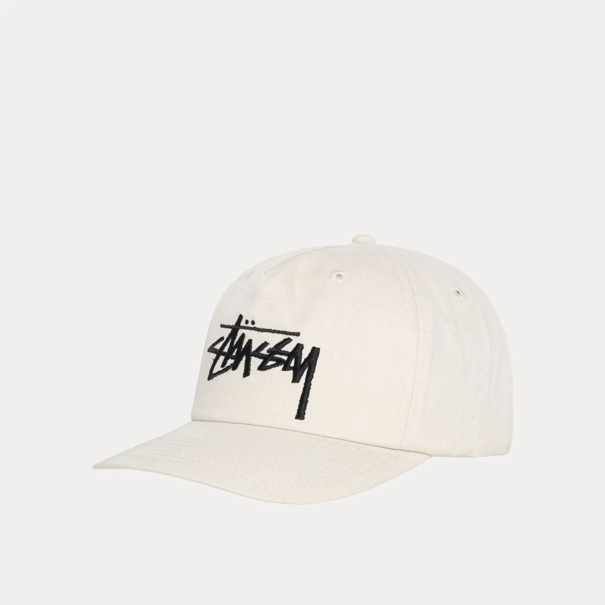 Stussy Big Stock Mid Depth Cap, faded tan