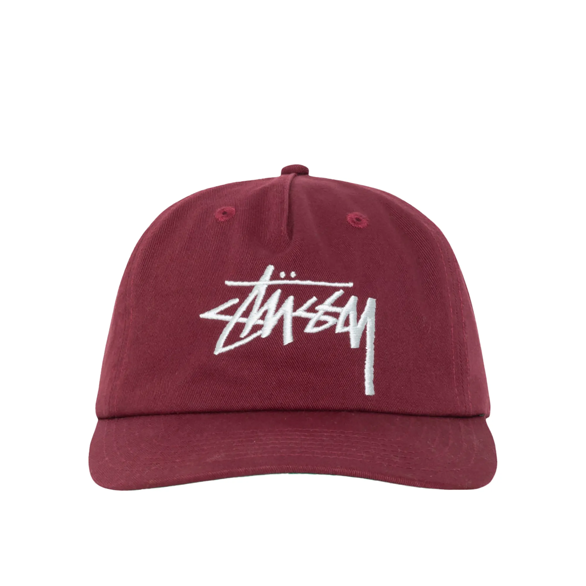 Stussy Big Stock Mid Depth Cap, plum - Image 3