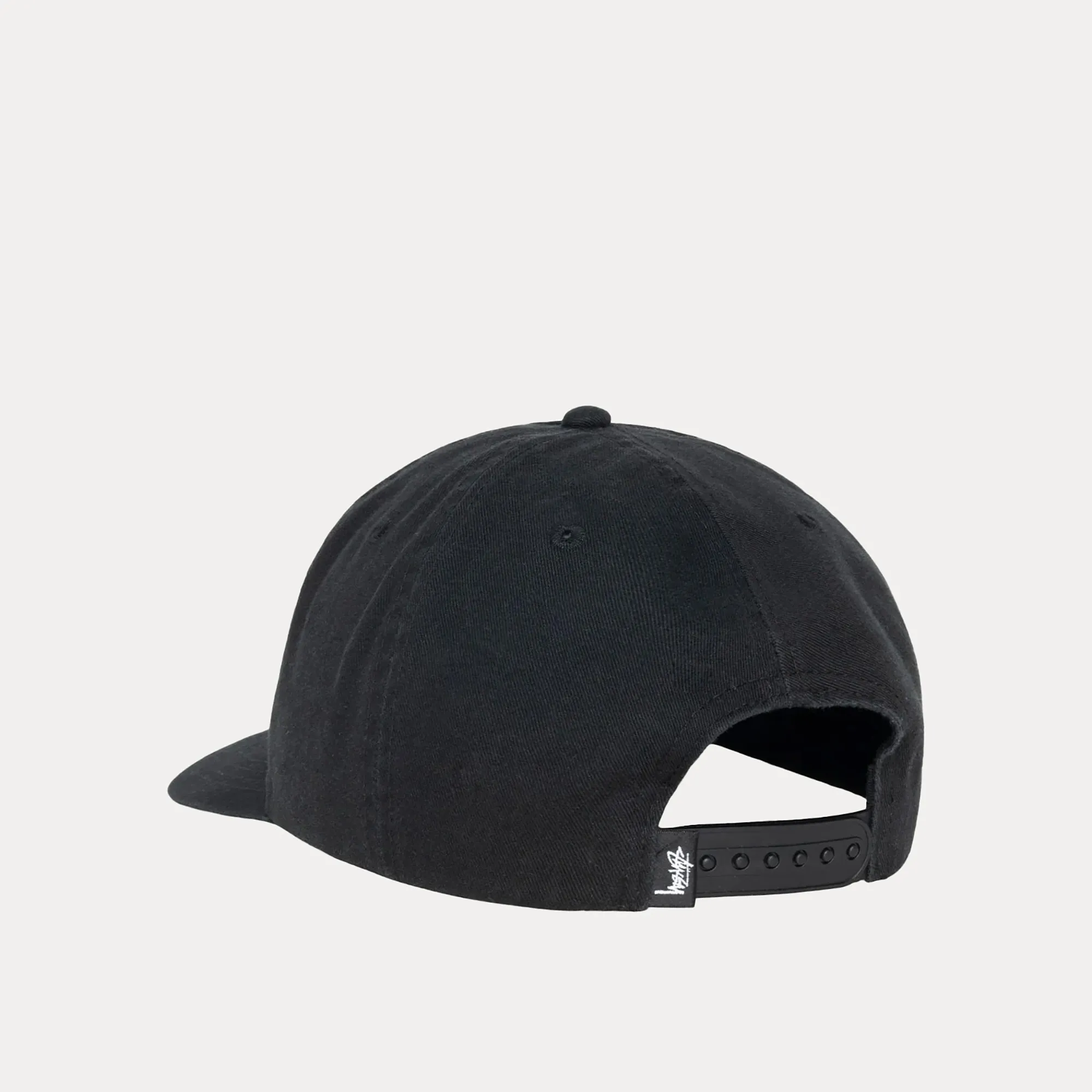 Stussy Big Stock Mid Depth Cap, shadow black - Image 2