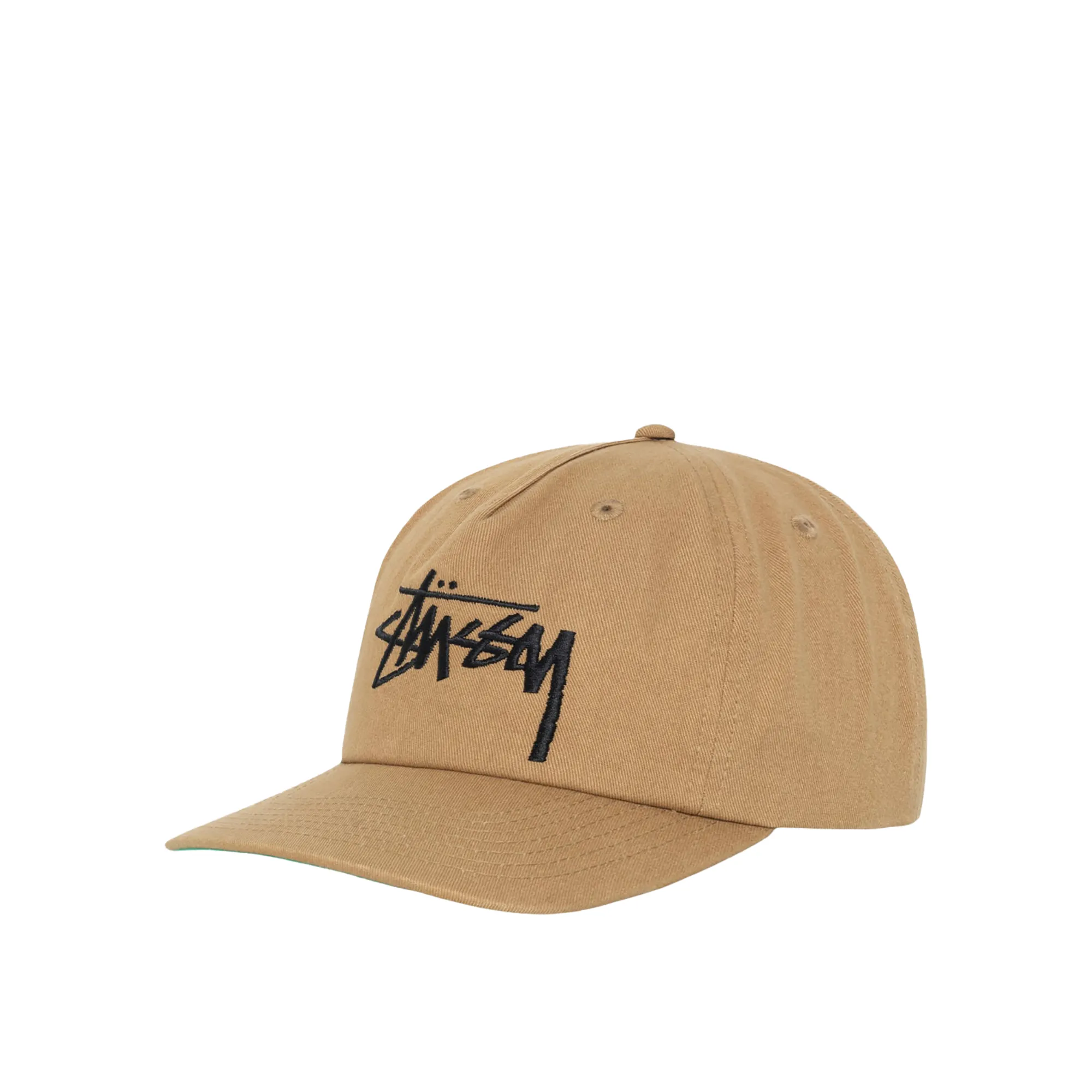 Stussy Big Stock Mid Depth Cap, tobacco
