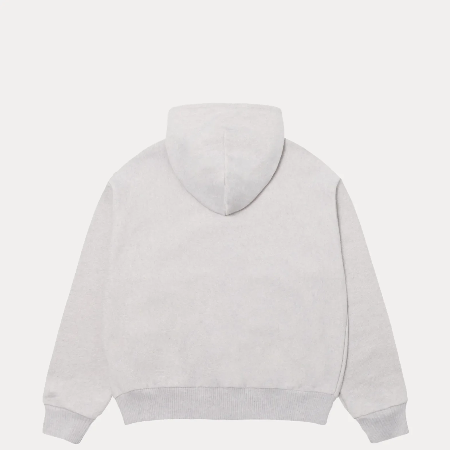 Stussy Brass Zip Knit Hood, ash heather - Image 2