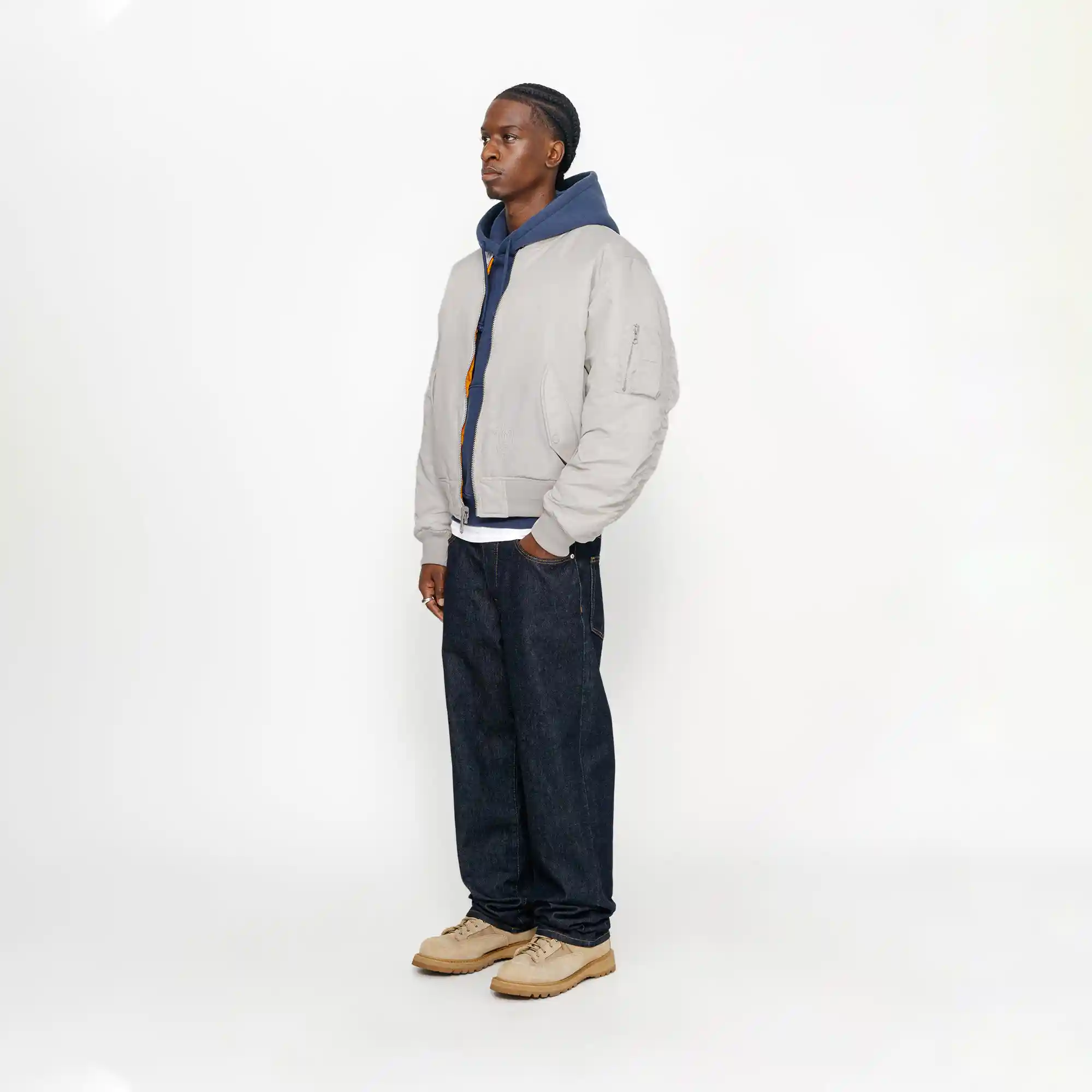 Stussy Built Bomber Jacket, grey - Image 6