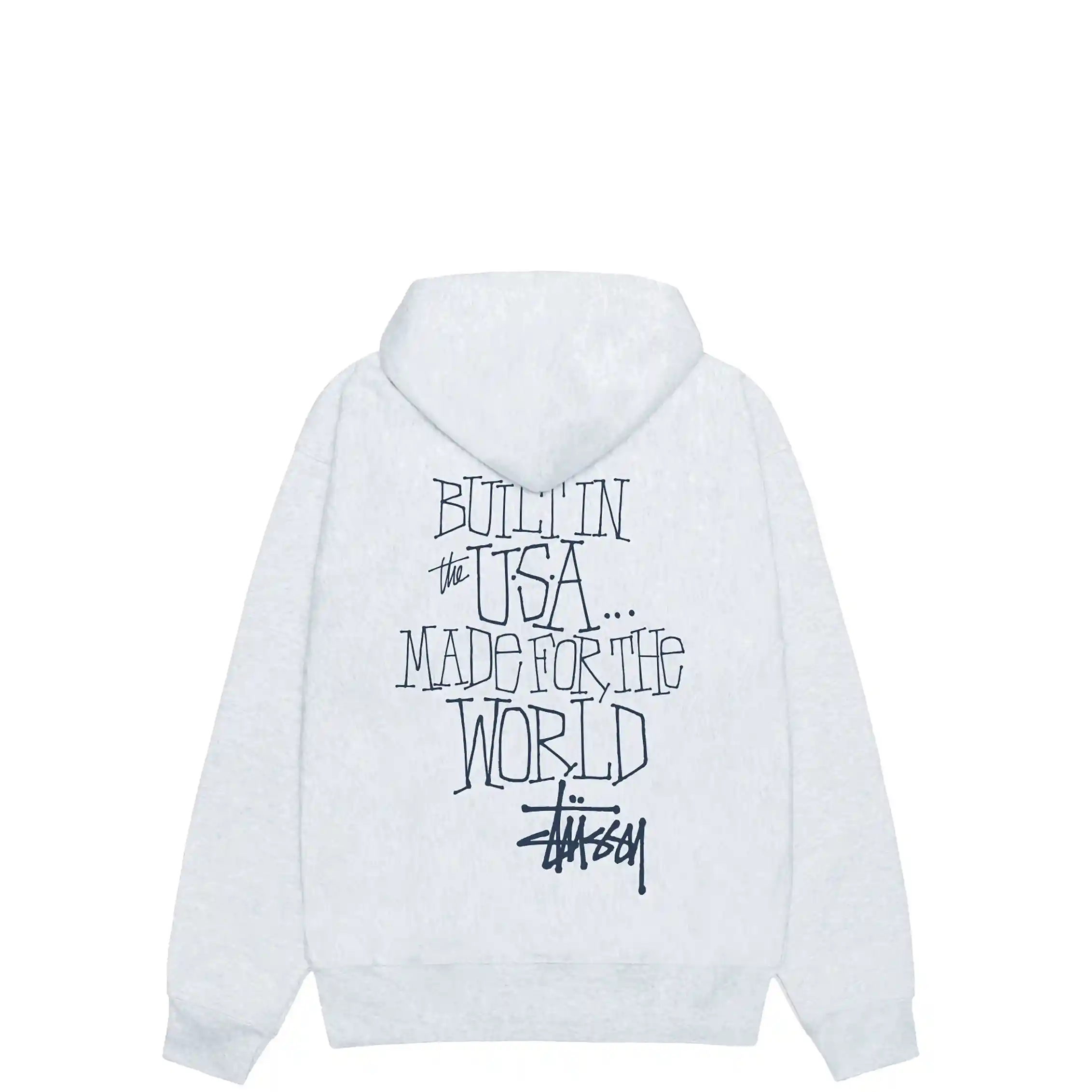 Stussy Built In Usa Hood, ash heather
