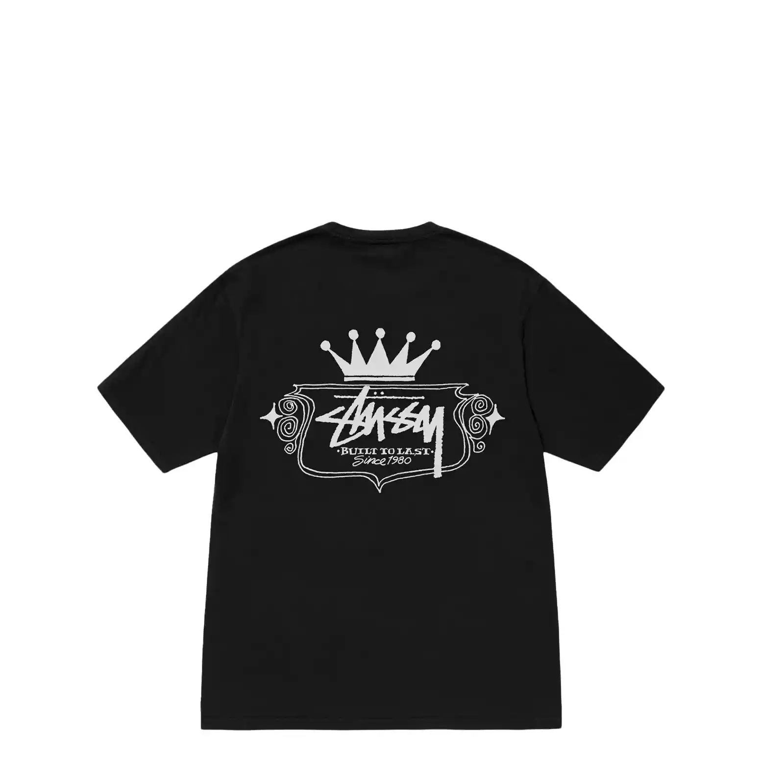 Stussy Built To Last Pigment Dyed Tee, black