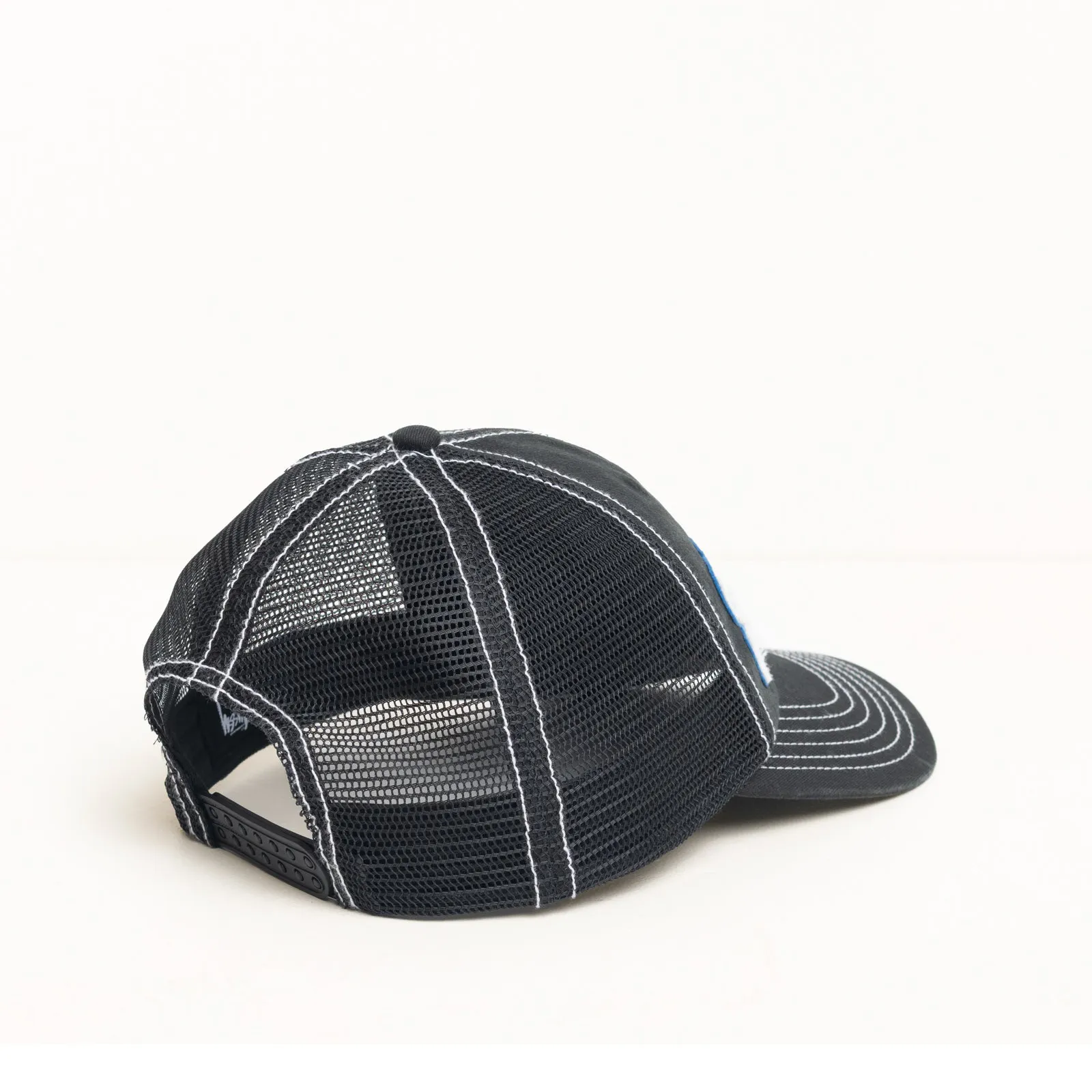 Stussy Burly Threads Trucker Cap, black - Image 3