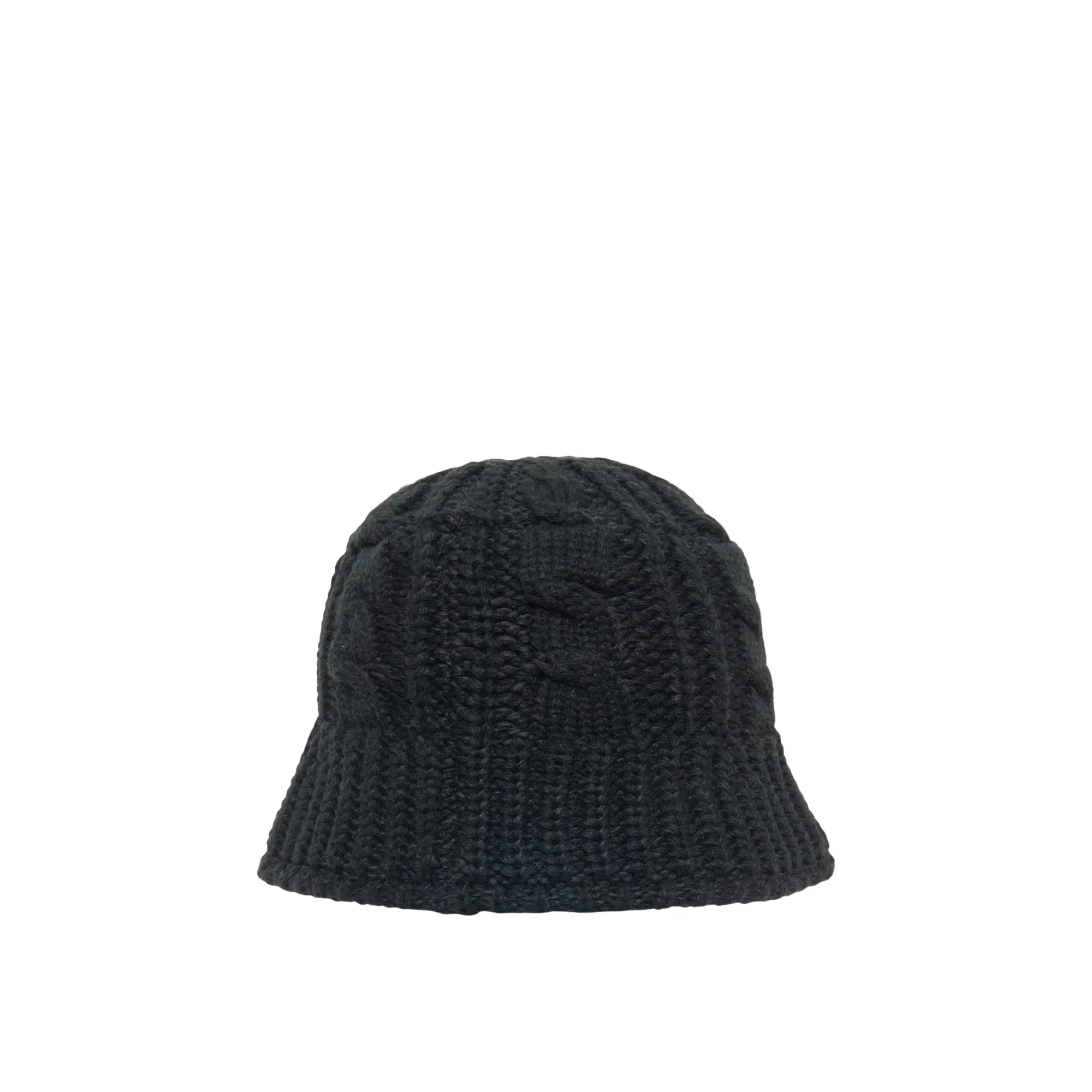 Stussy Cable Knit Bucket Hat, black - Image 2