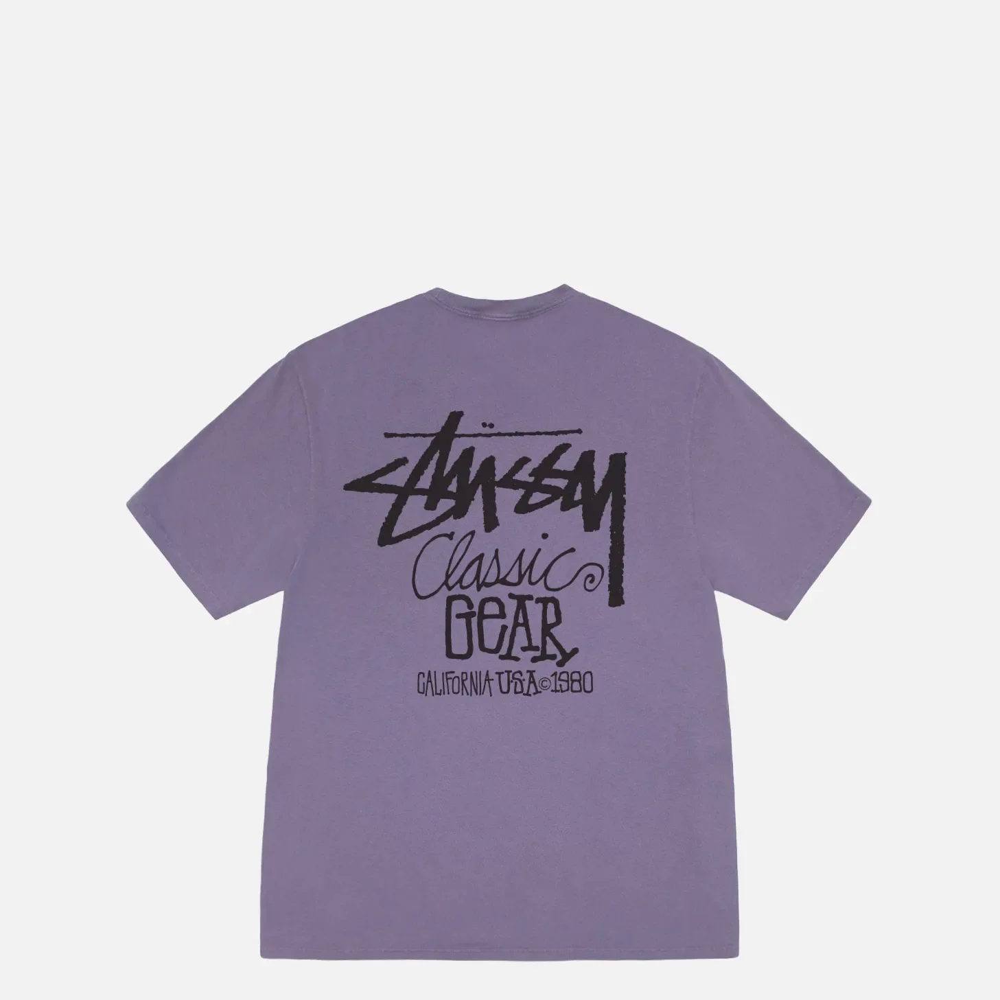 Stussy Classic Gear Pigment Dyed Tee, grape