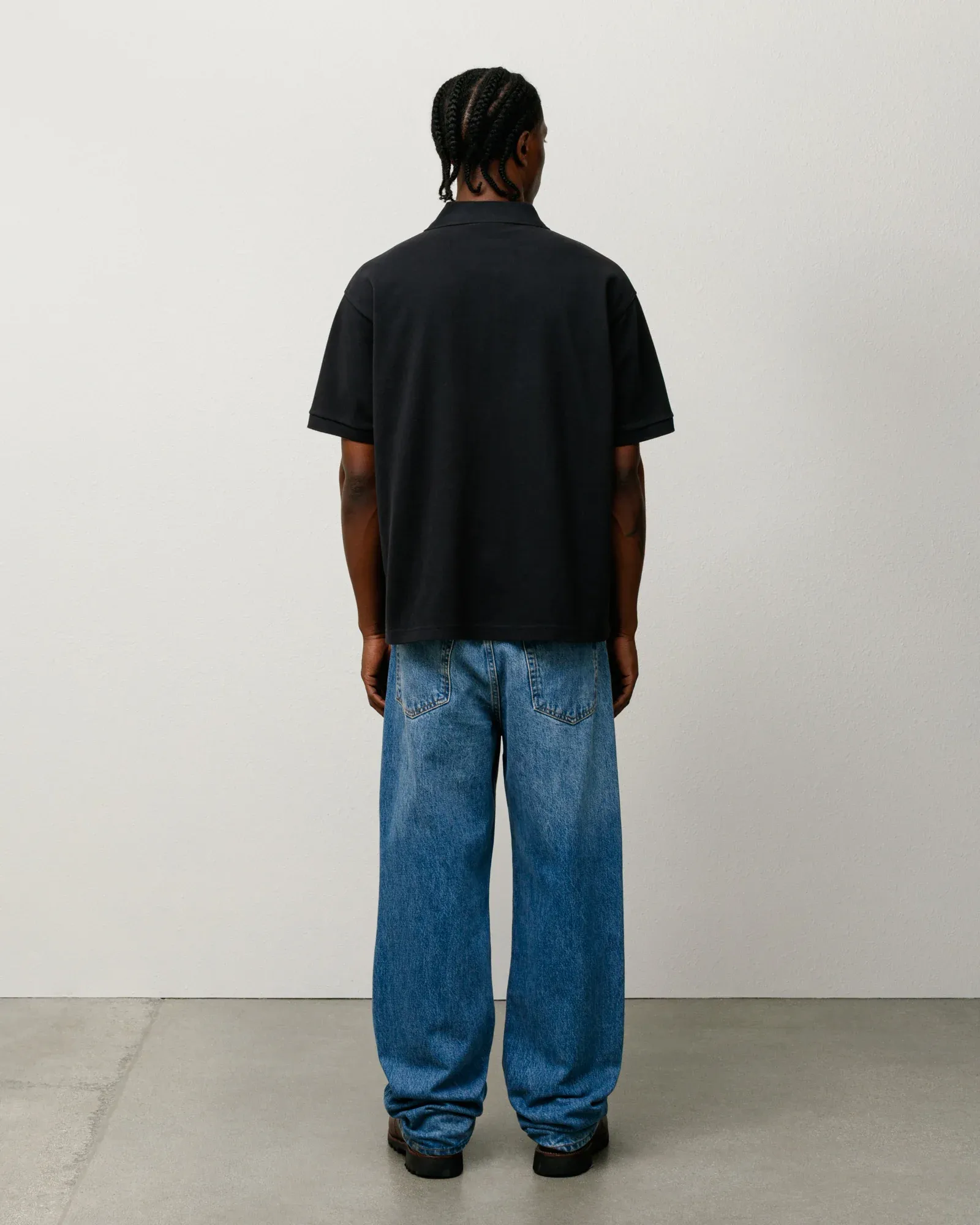 Stussy Classic Pique Polo, black - Image 5