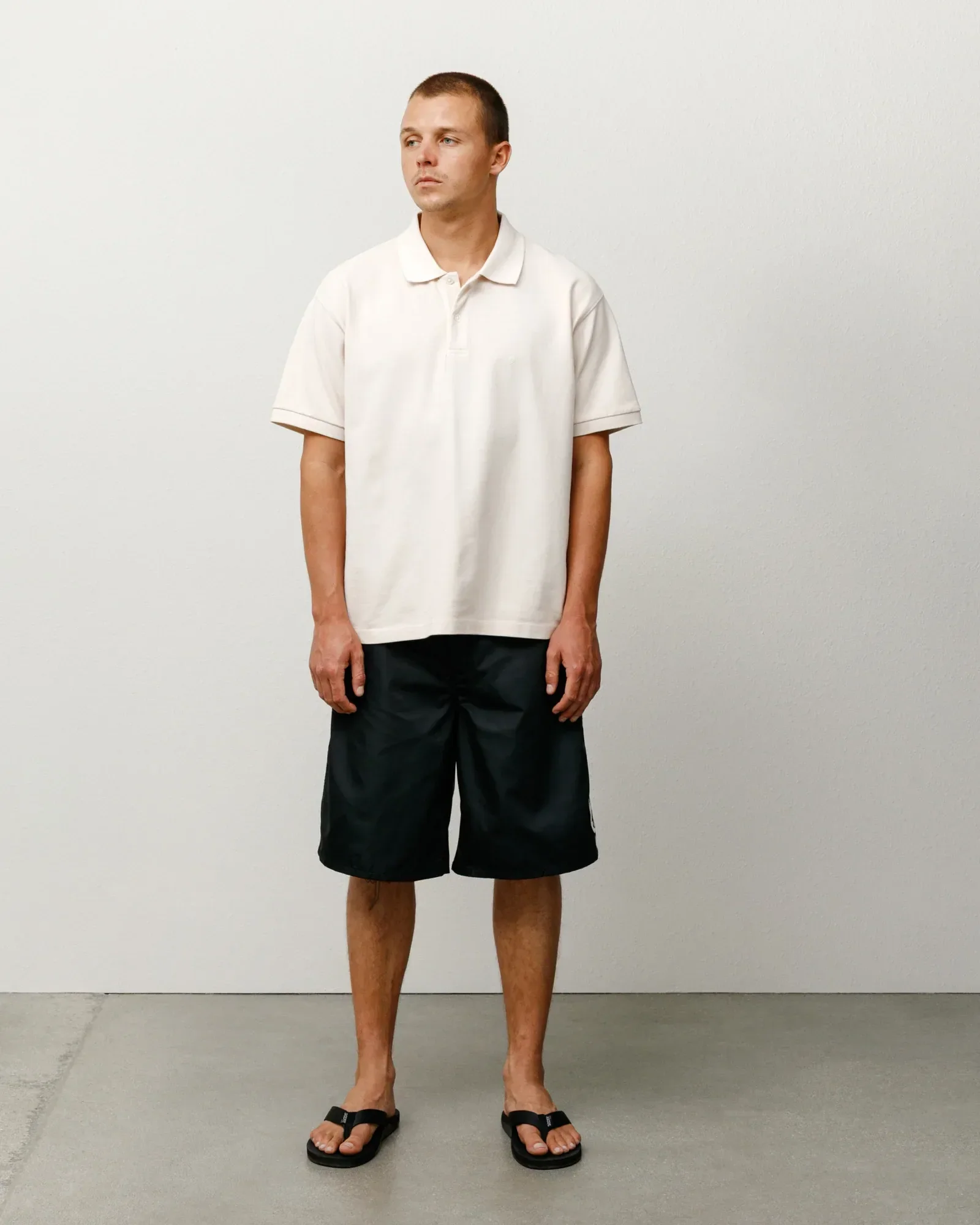 Stussy Classic Pique Polo, off white - Image 2
