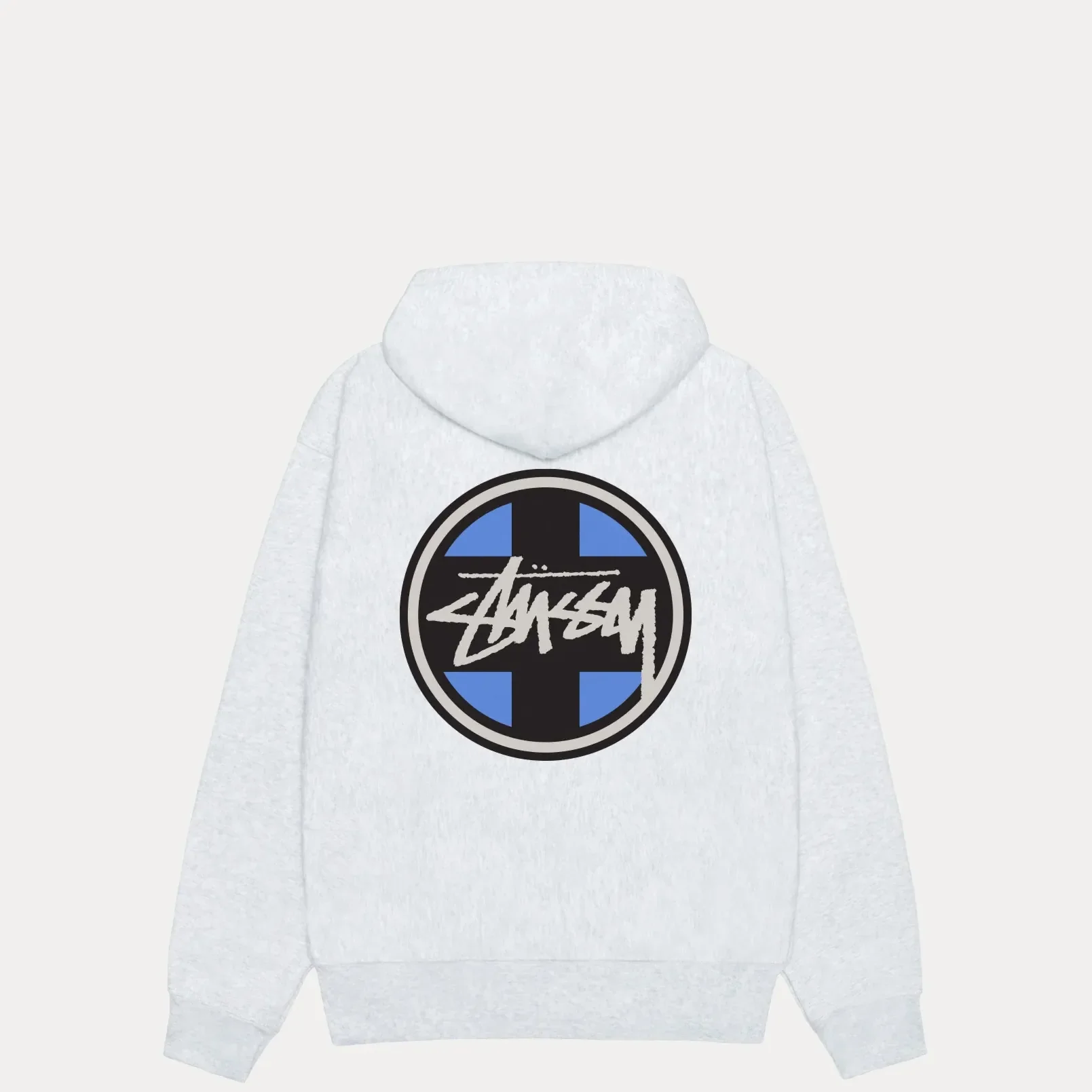 Stussy Cross Dot Hood, ash heather