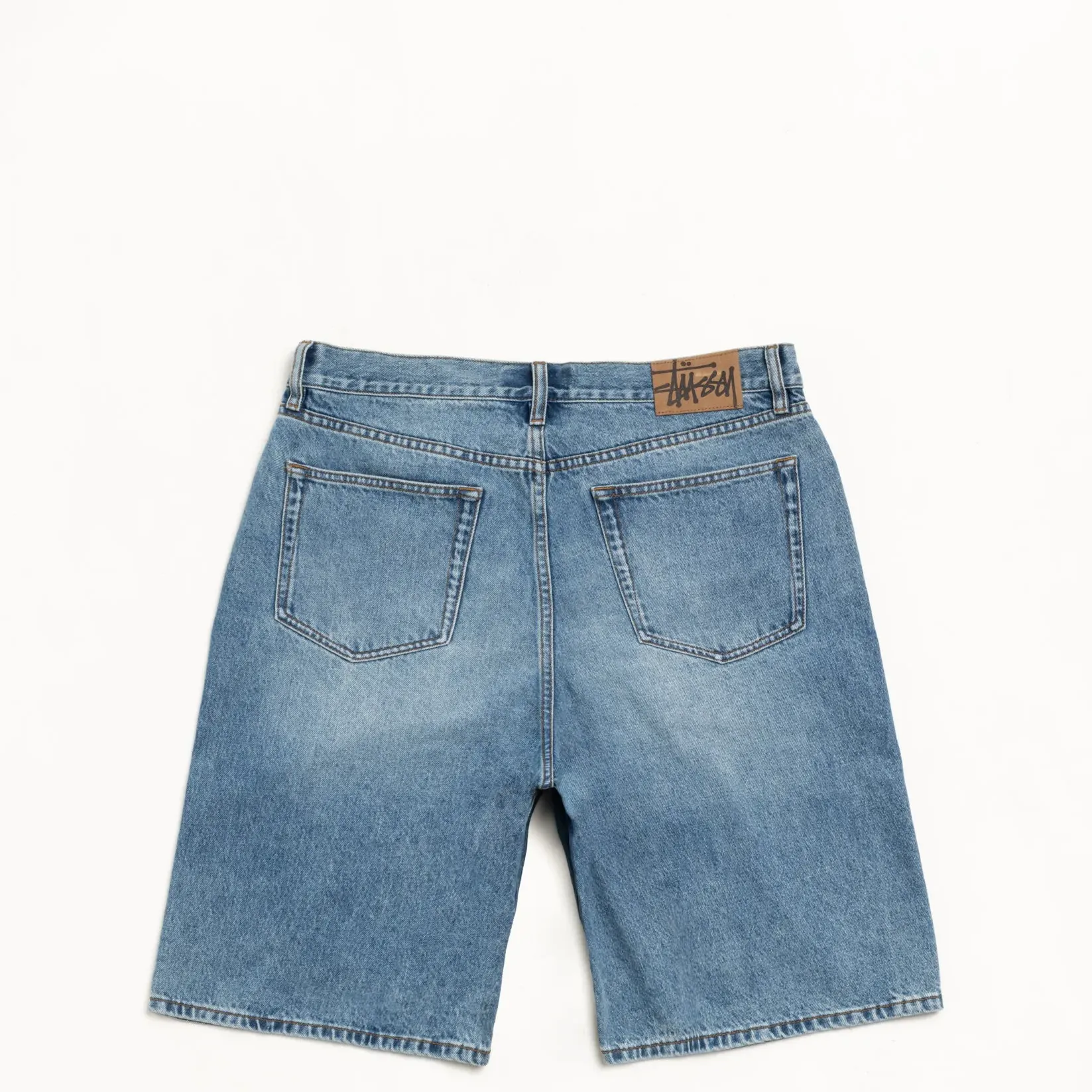 Stussy Denim Big Ol Shorts, indigo stone wash - Image 6