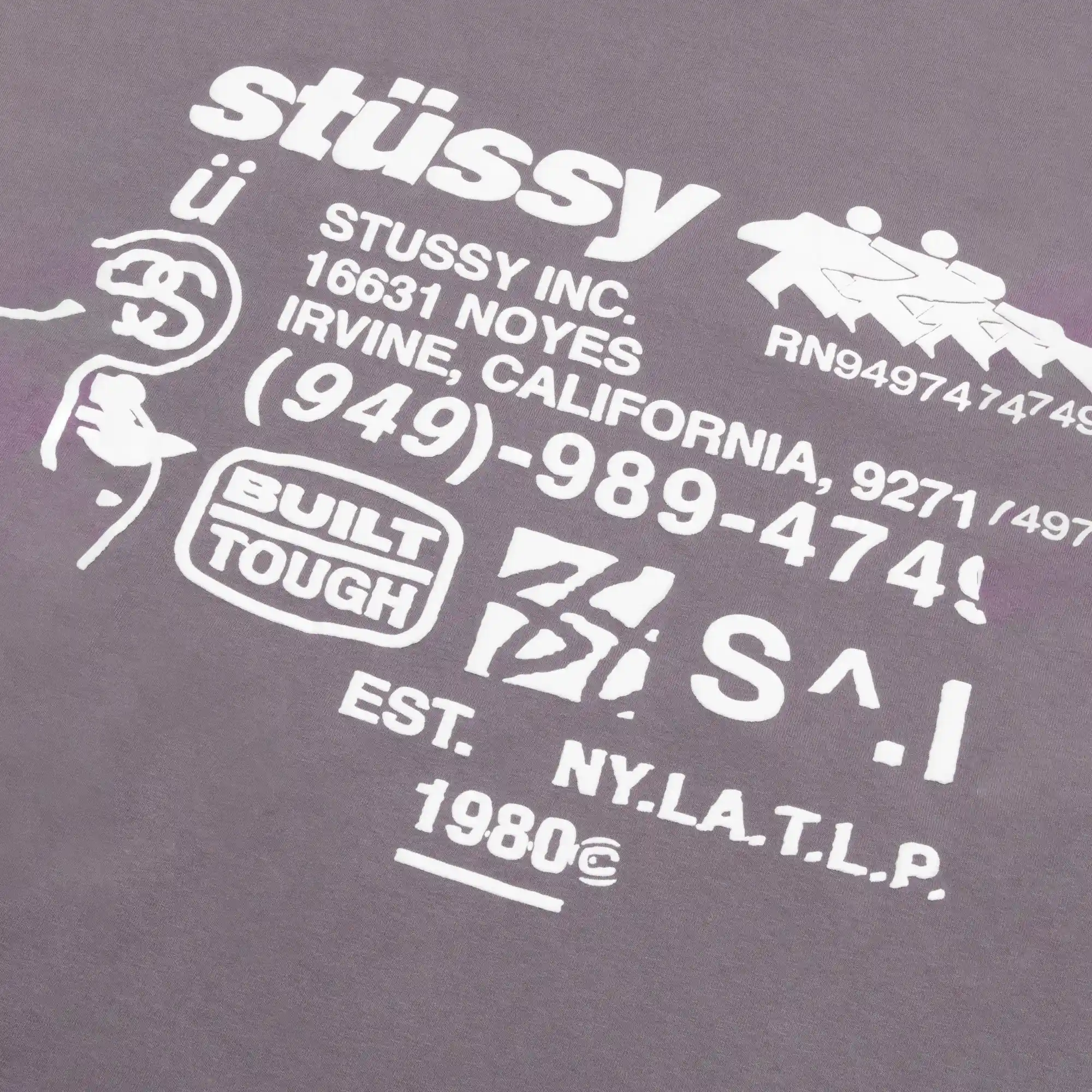 Stussy DNA Pigment Dyed Tee, shark - Image 3