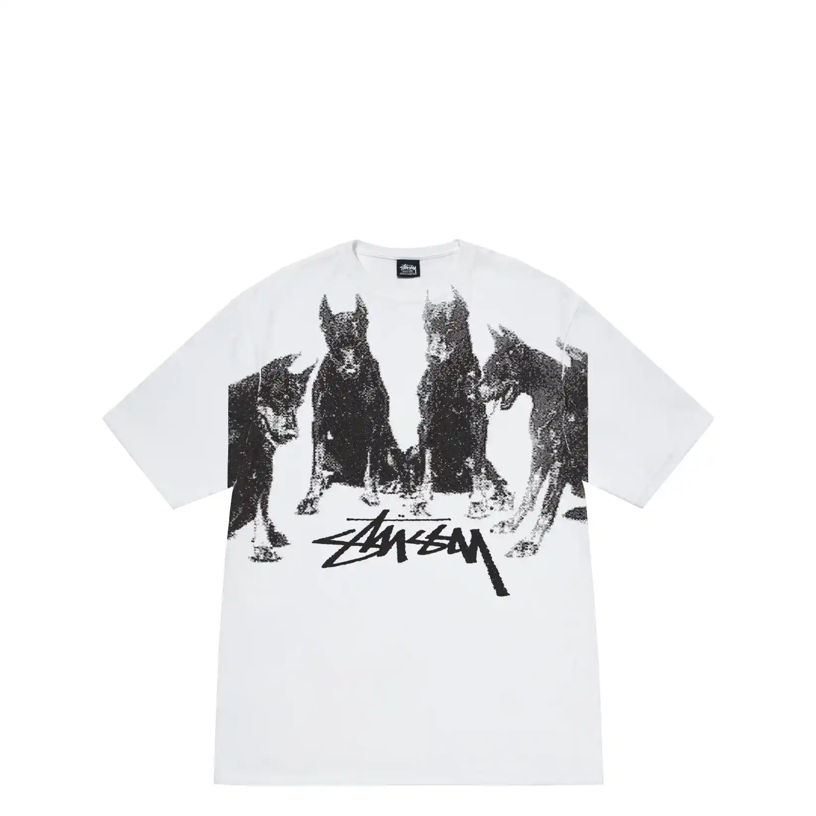 Stussy Dobermans Tee, white