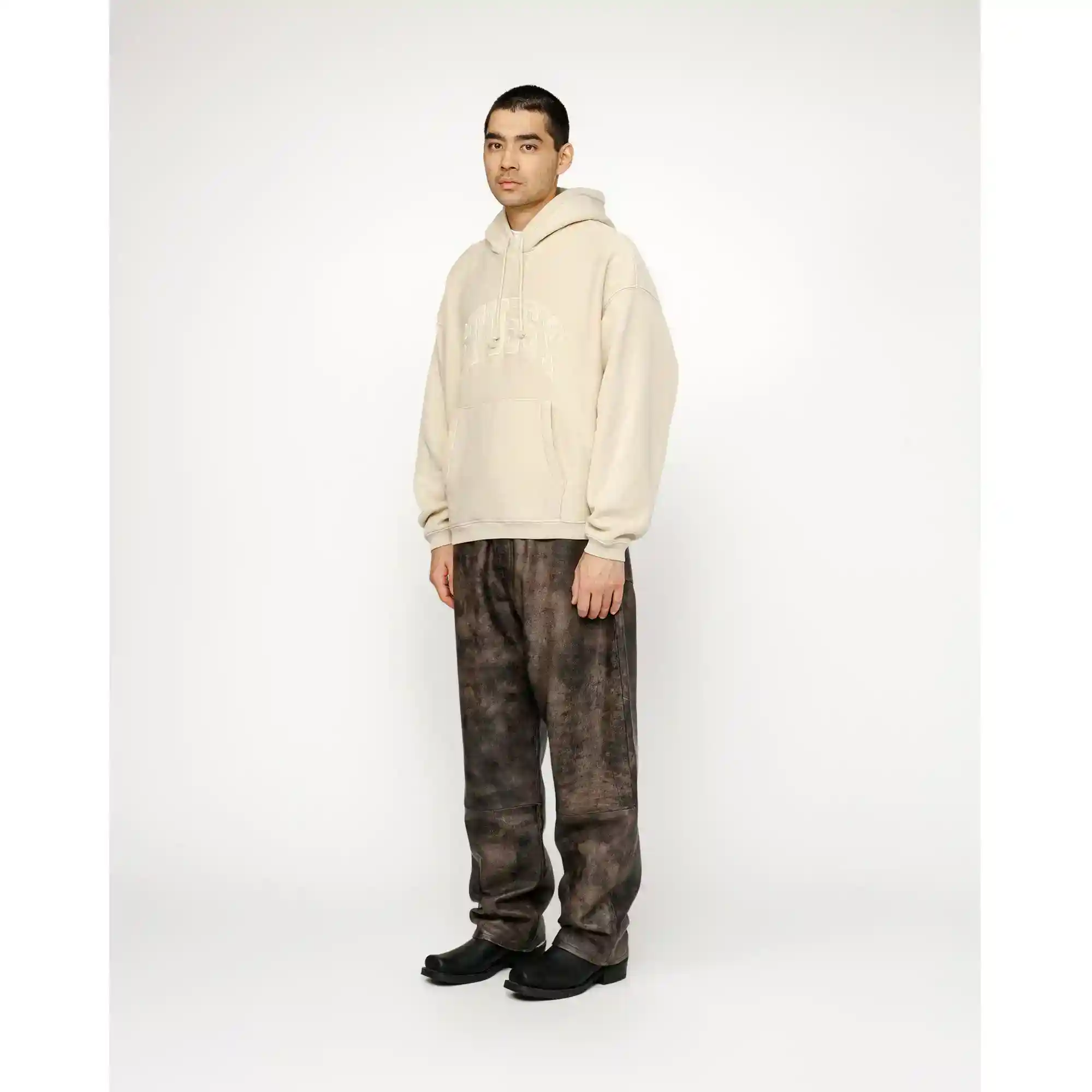 Stussy Embroidered Relaxed Hood, sand - Image 5