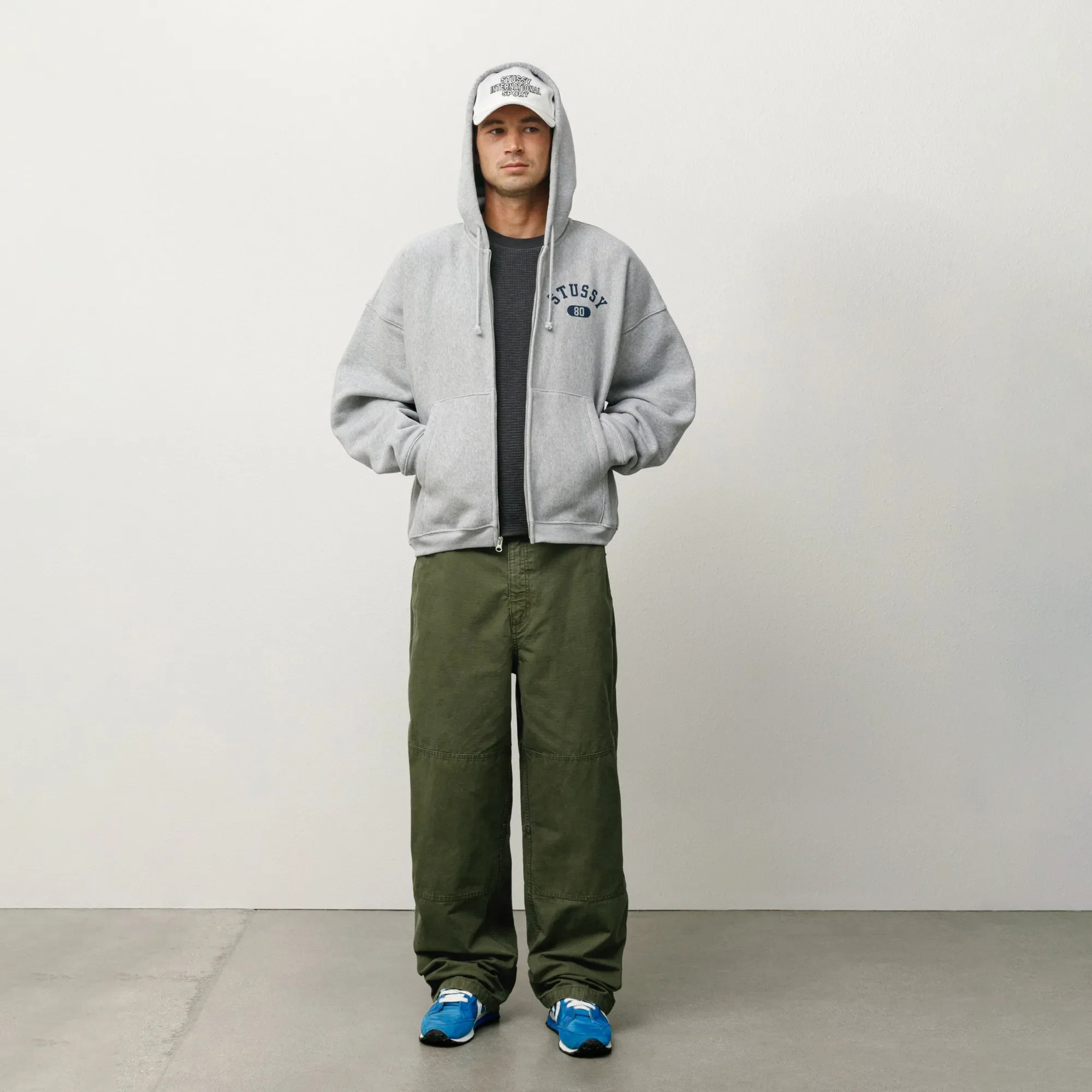 Stussy Field Pant, olive green - Image 2